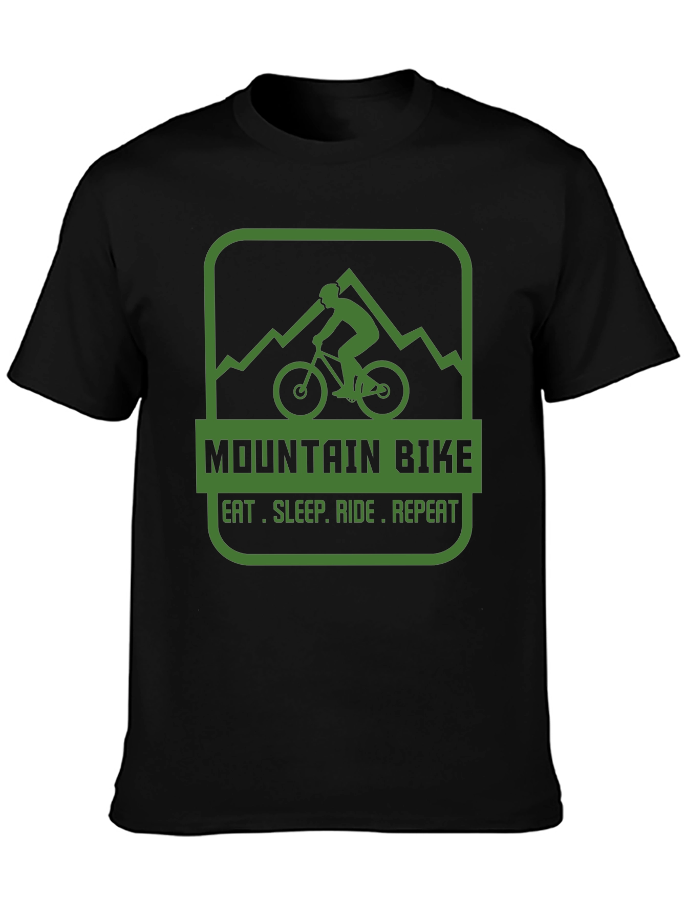 Mountain Bike T-Shirt - Eat Sleep Ride Repeat