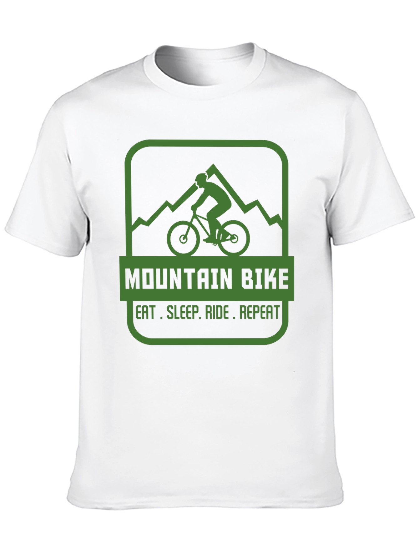Mountain Bike T-Shirt - Eat Sleep Ride Repeat