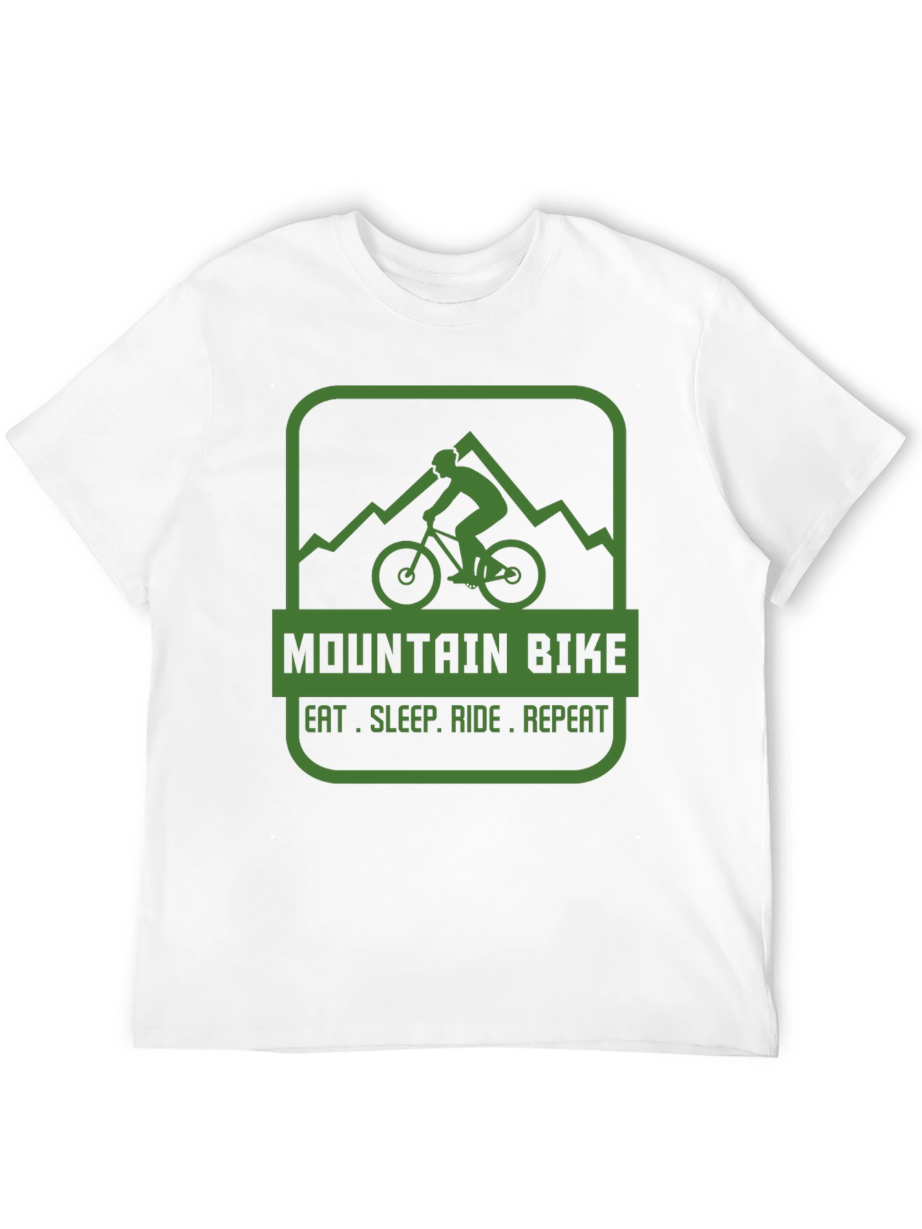 Mountain Bike T-Shirt - Eat Sleep Ride Repeat