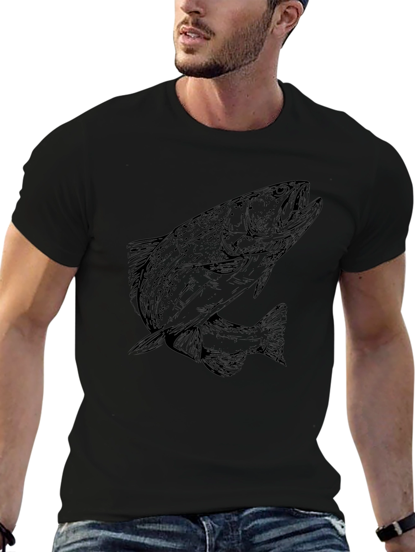 Black Fish Graphic Tee
