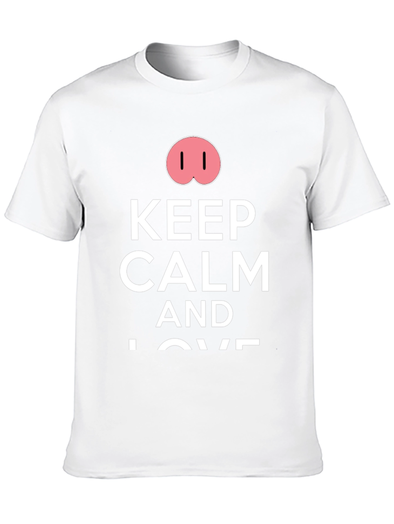 Keep Calm Pig Nose T-Shirt - Funny Casual Tee