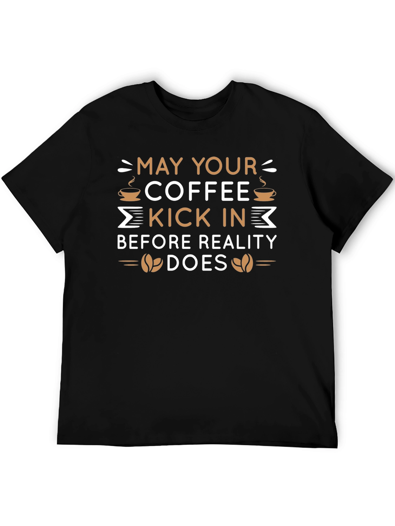 Coffee Kick In Graphic T-Shirt