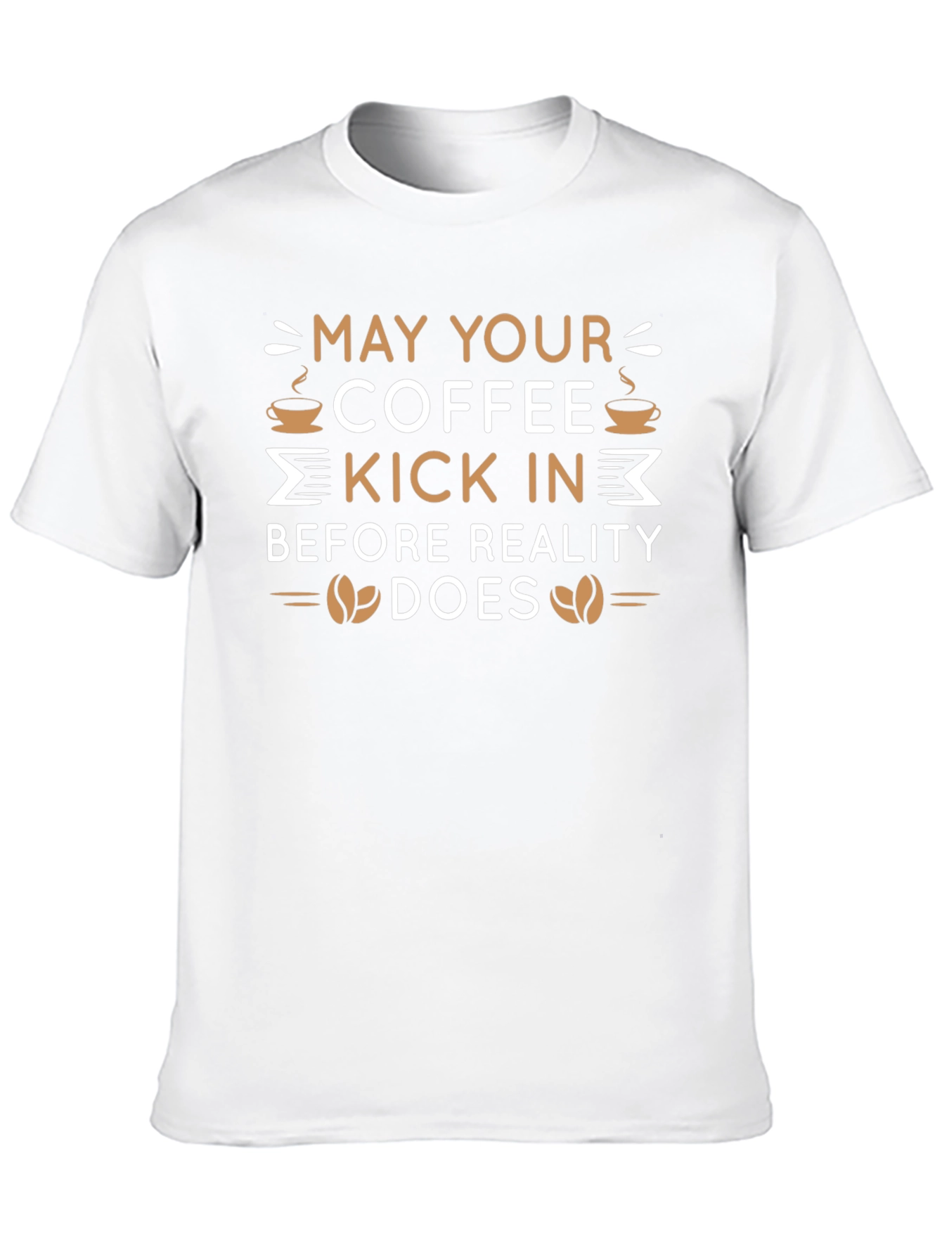 Coffee Kick In Graphic T-Shirt
