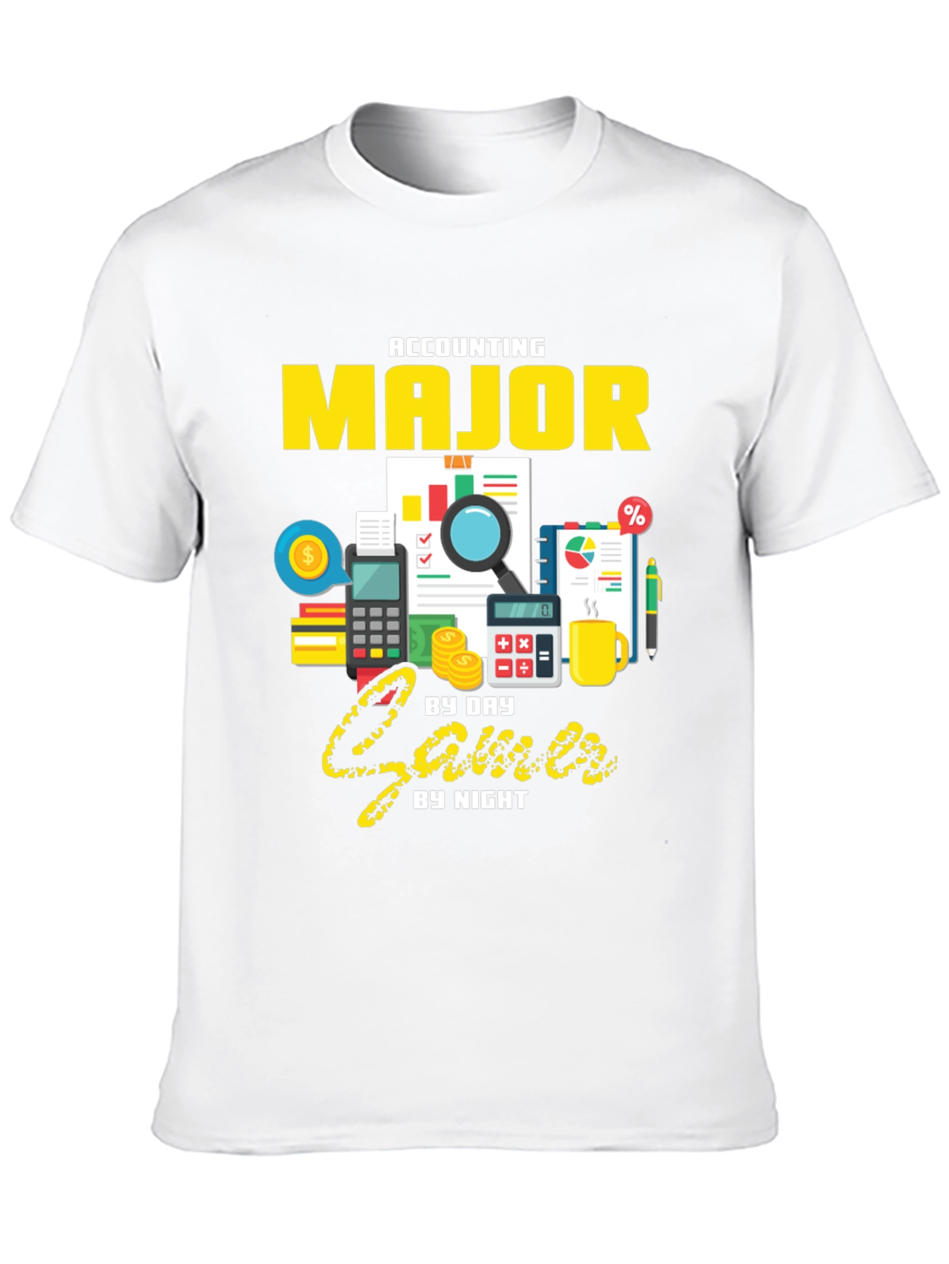 Accounting Major Gamer Graphic T-Shirt
