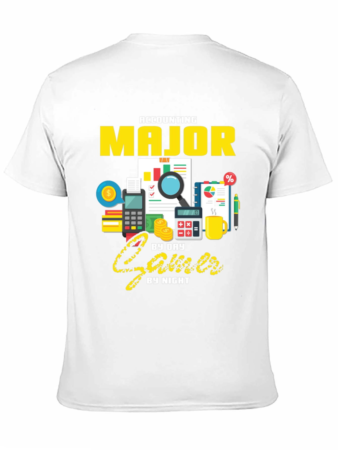 Accounting Major Gamer Graphic T-Shirt
