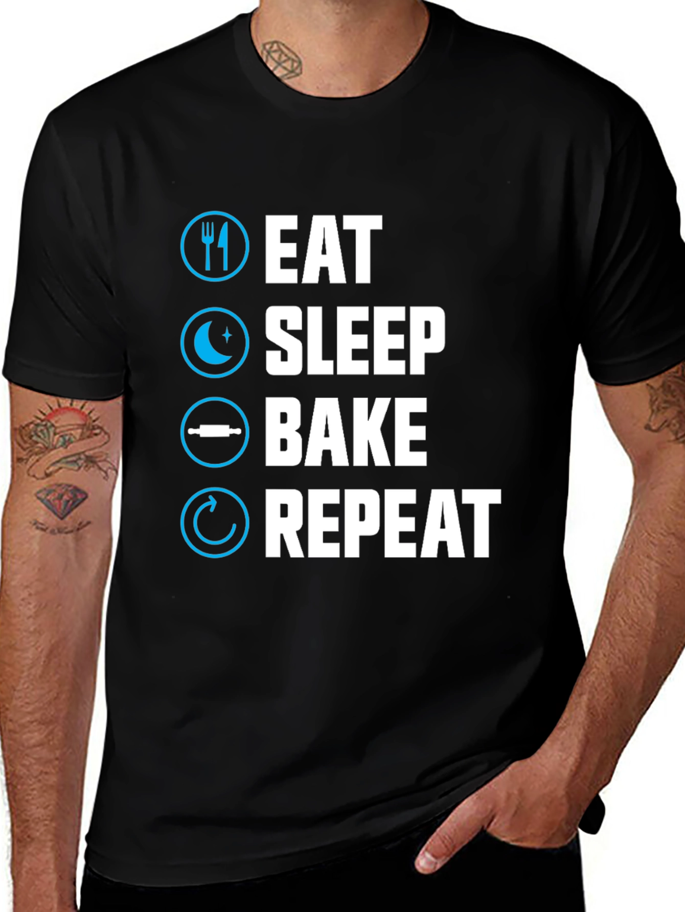 Eat Sleep Bake Repeat T-Shirt