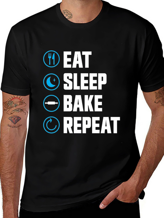 Eat Sleep Bake Repeat T-Shirt