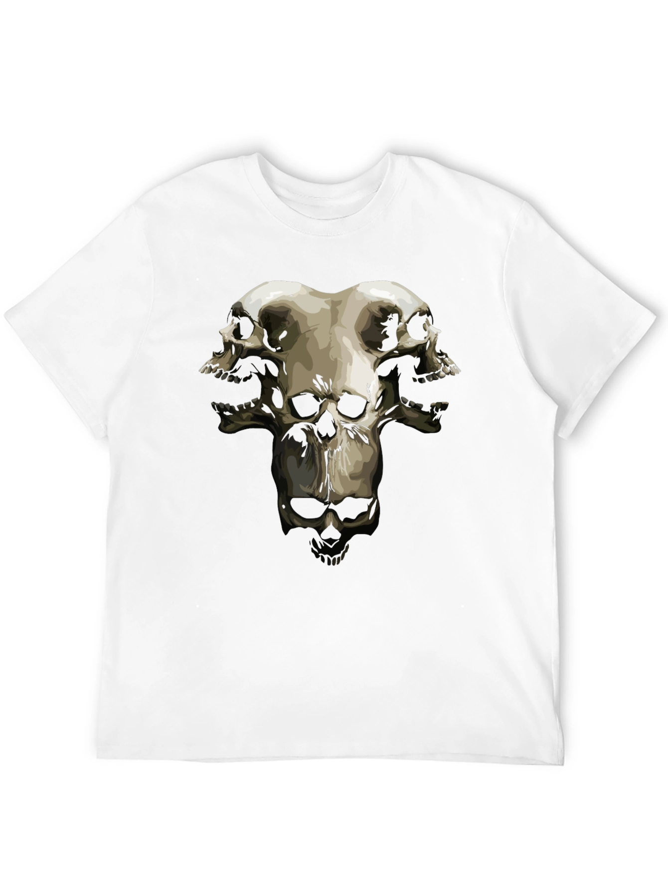Skull Graphic Tee - Unique Mens T-Shirt