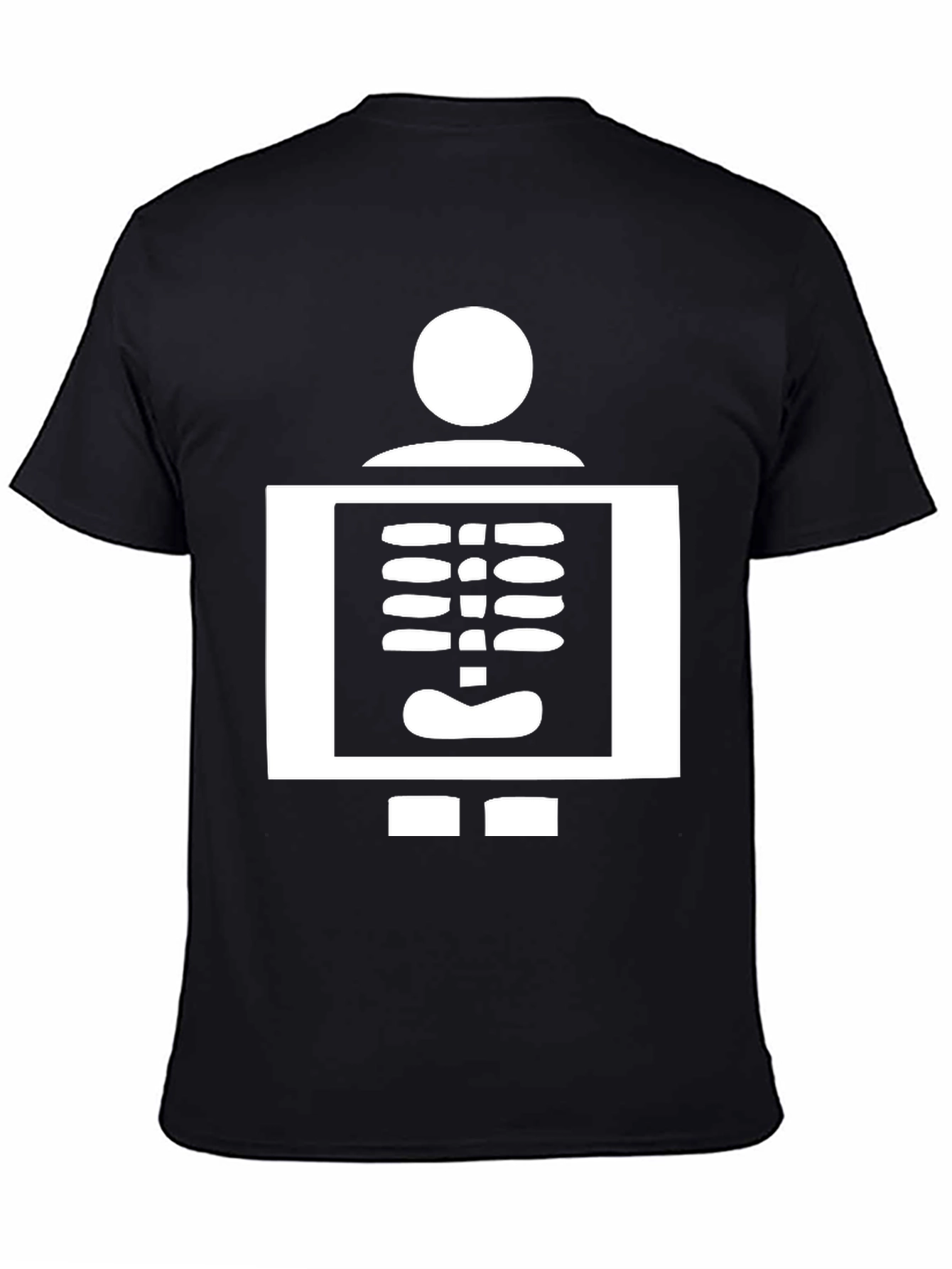 X-Ray Skeleton Novelty Black T-Shirt