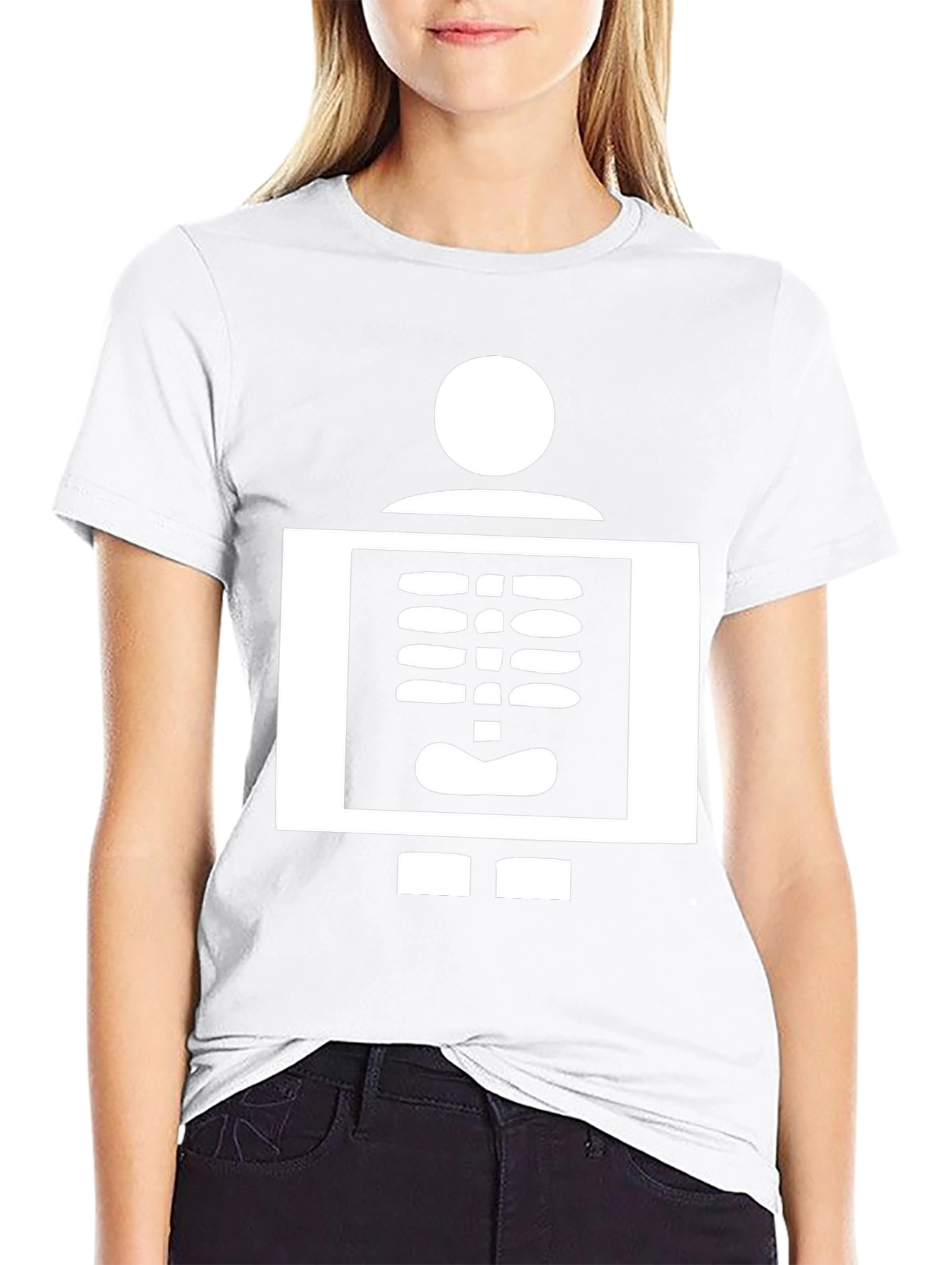 X-Ray Skeleton Novelty Black T-Shirt