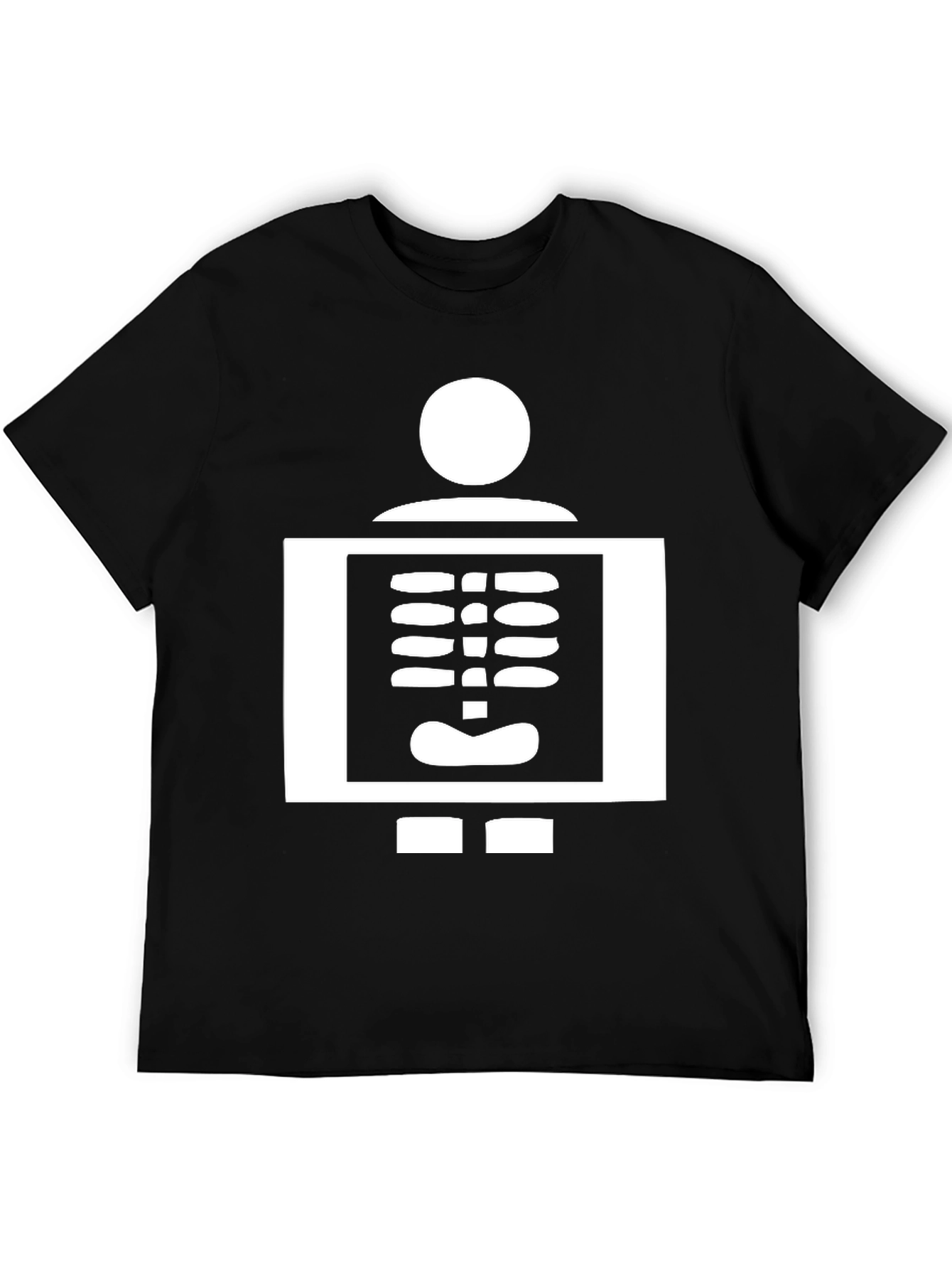 X-Ray Skeleton Novelty Black T-Shirt
