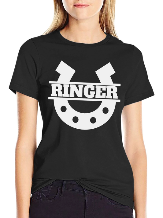 RINGER Horseshoe Graphic T-Shirt - Black