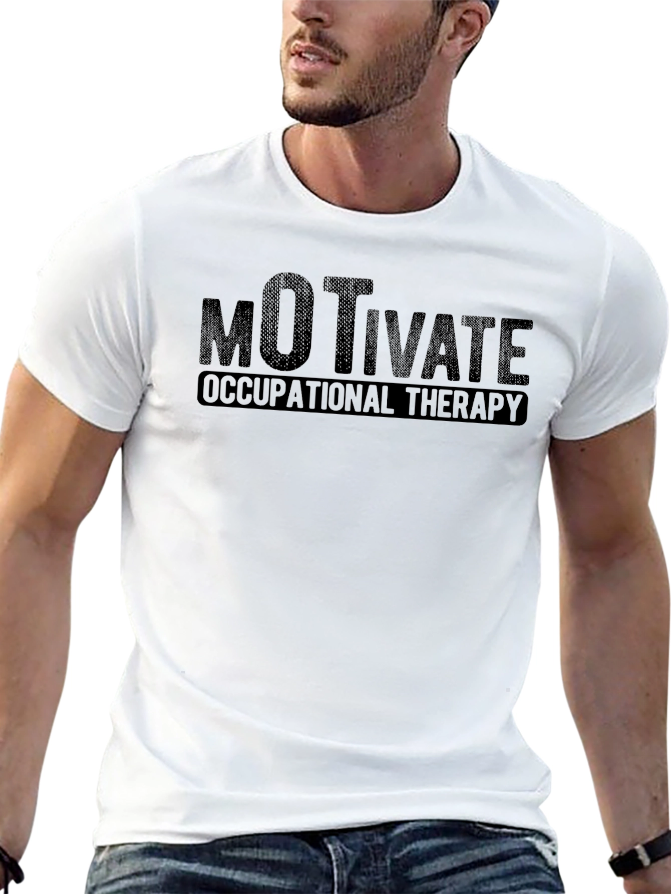 Motivate Occupational Therapy Black Tee