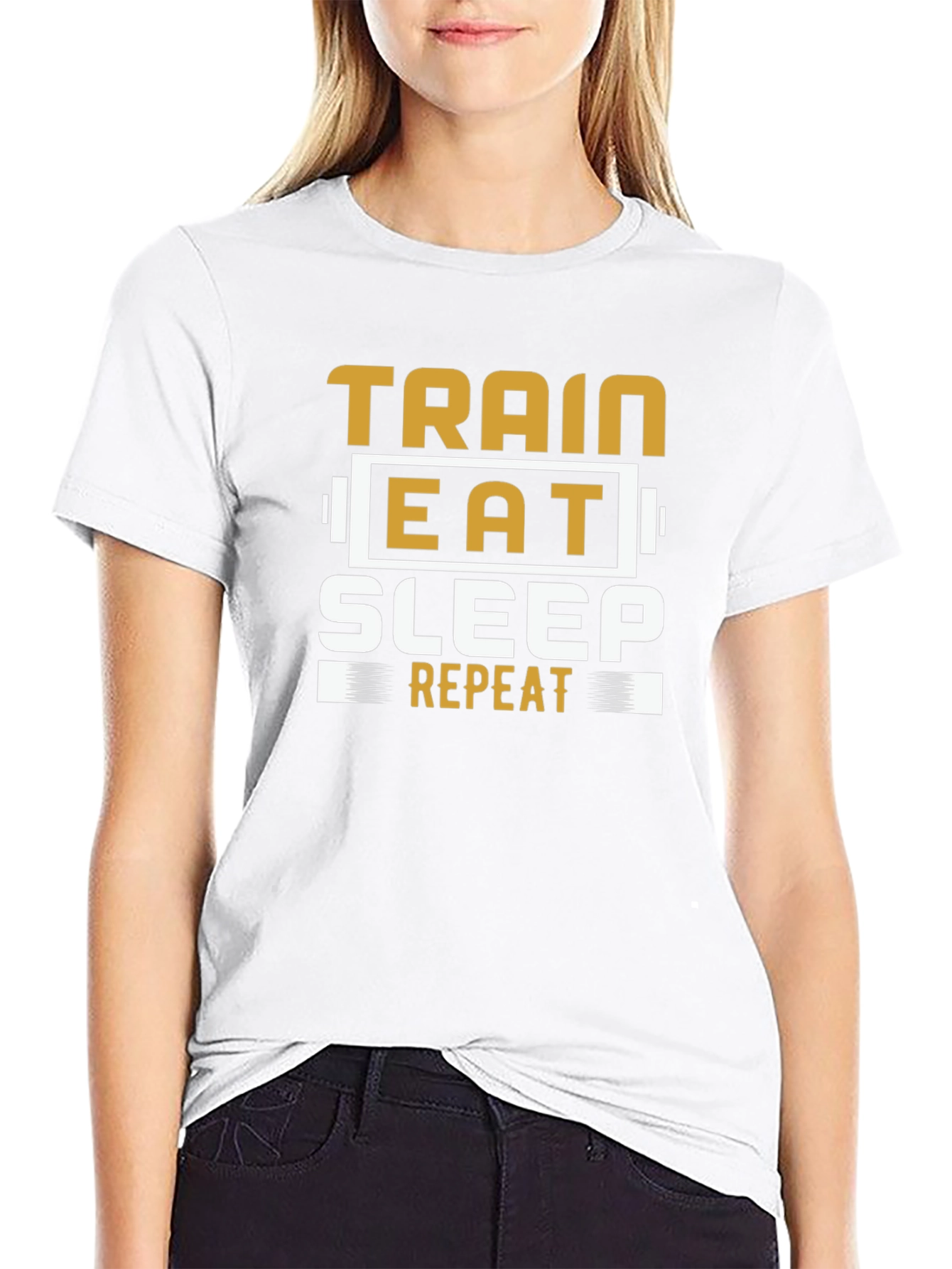 Train Eat Sleep Repeat Graphic Tee