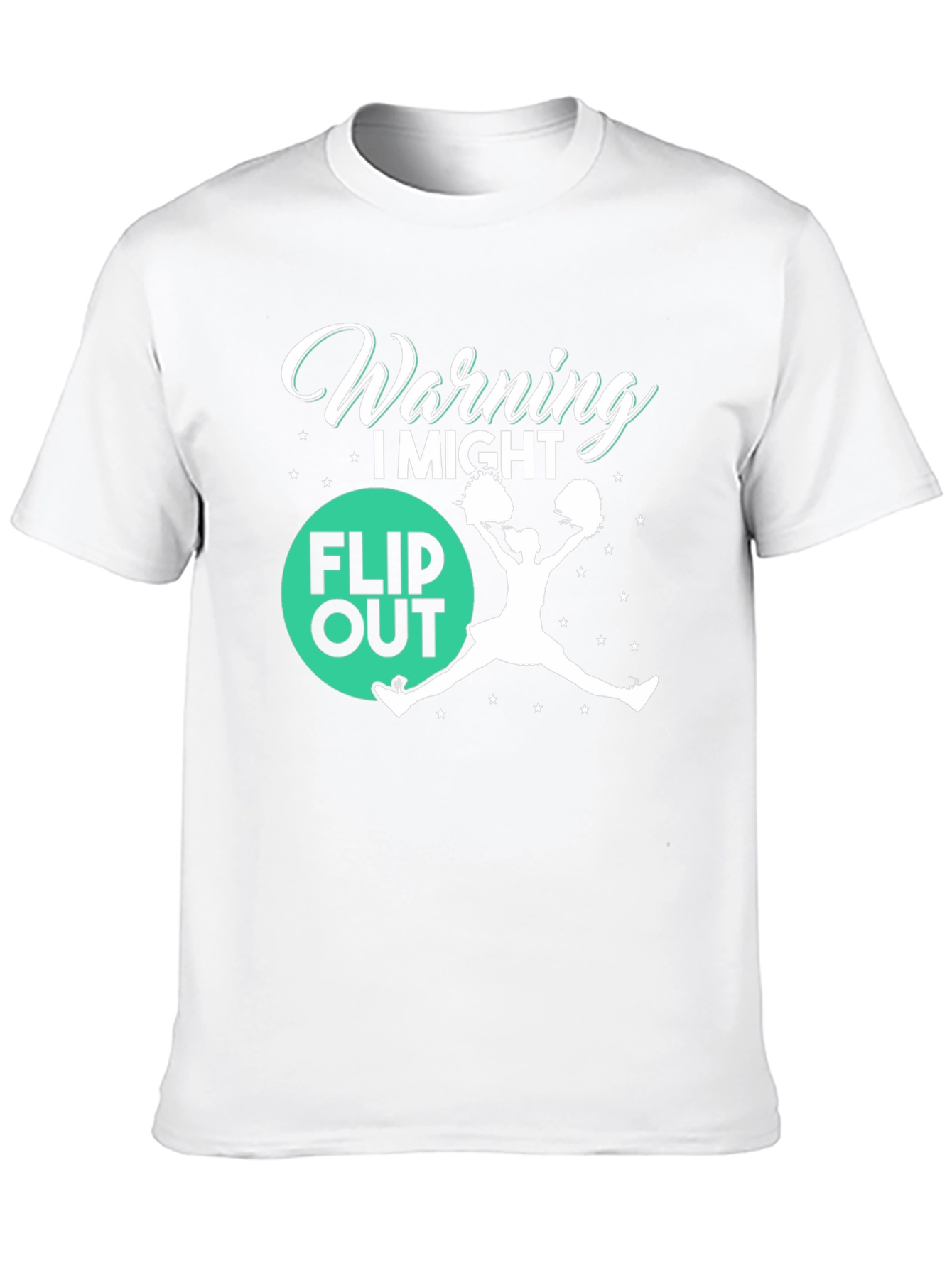 Warning I Might Flip Out Cheerleader T-Shirt