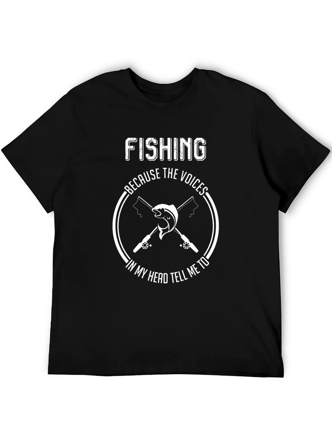 Fishing Voices T-Shirt - Angler Funny Tee