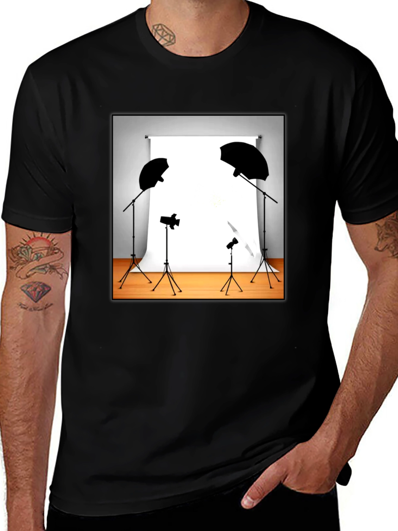 Photo Studio Black T-Shirt