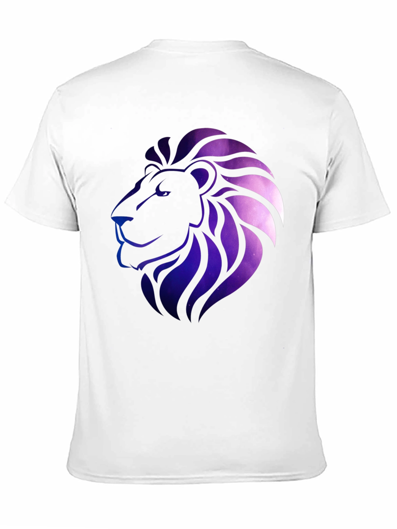 Galaxy Lion Graphic Tee - Black