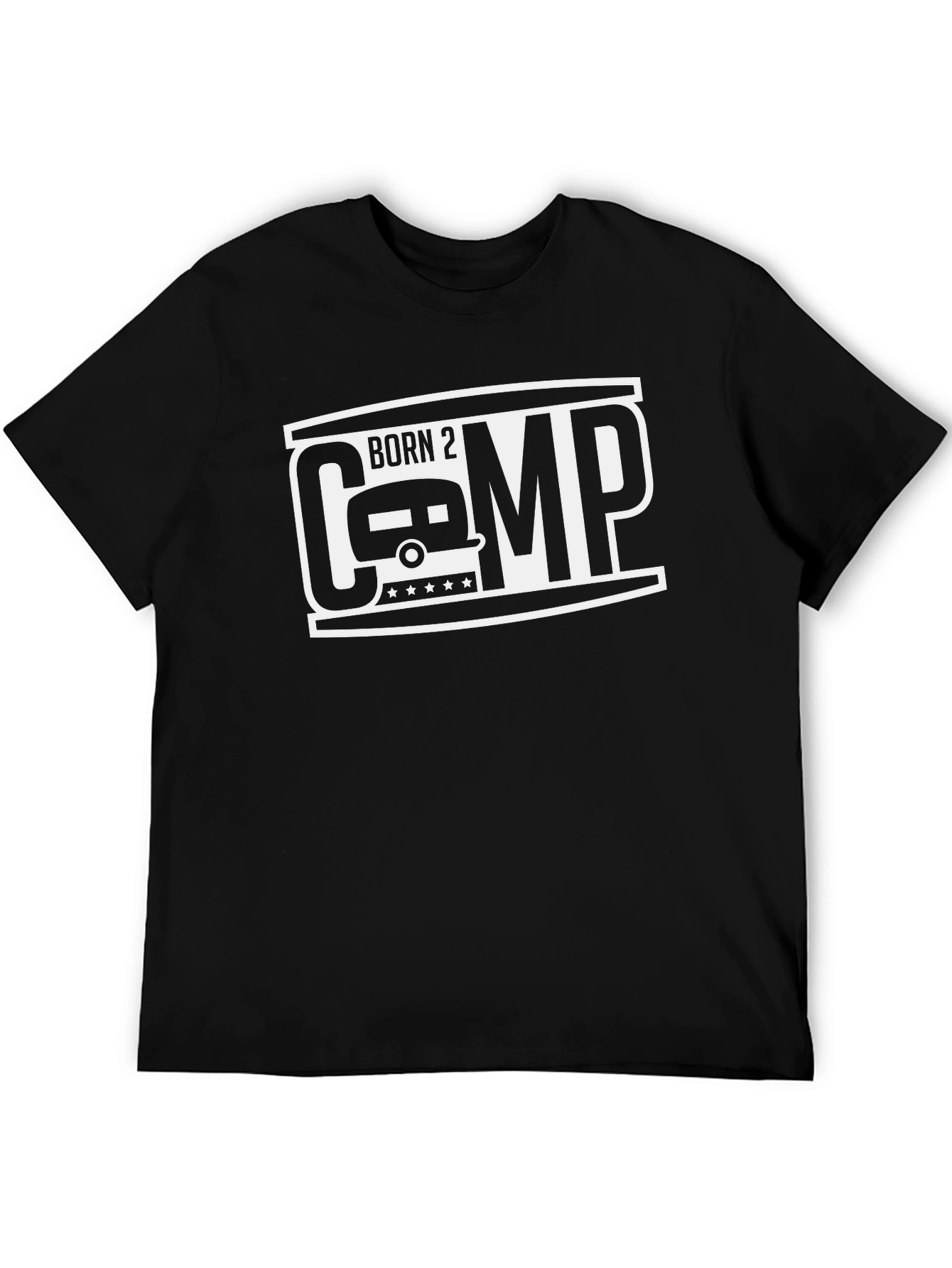 Born 2 Camp T-Shirt - Camping Adventure Tee