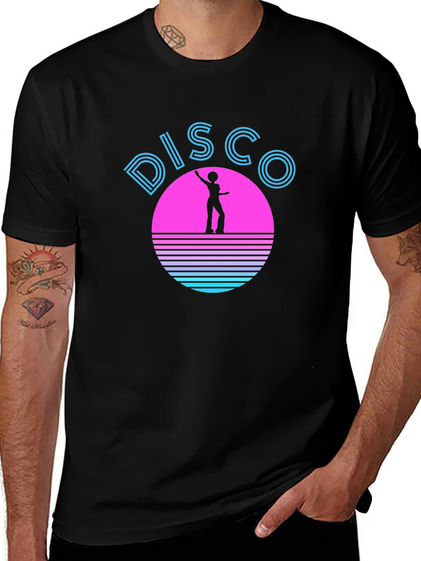 Retro Disco Silhouette T-Shirt