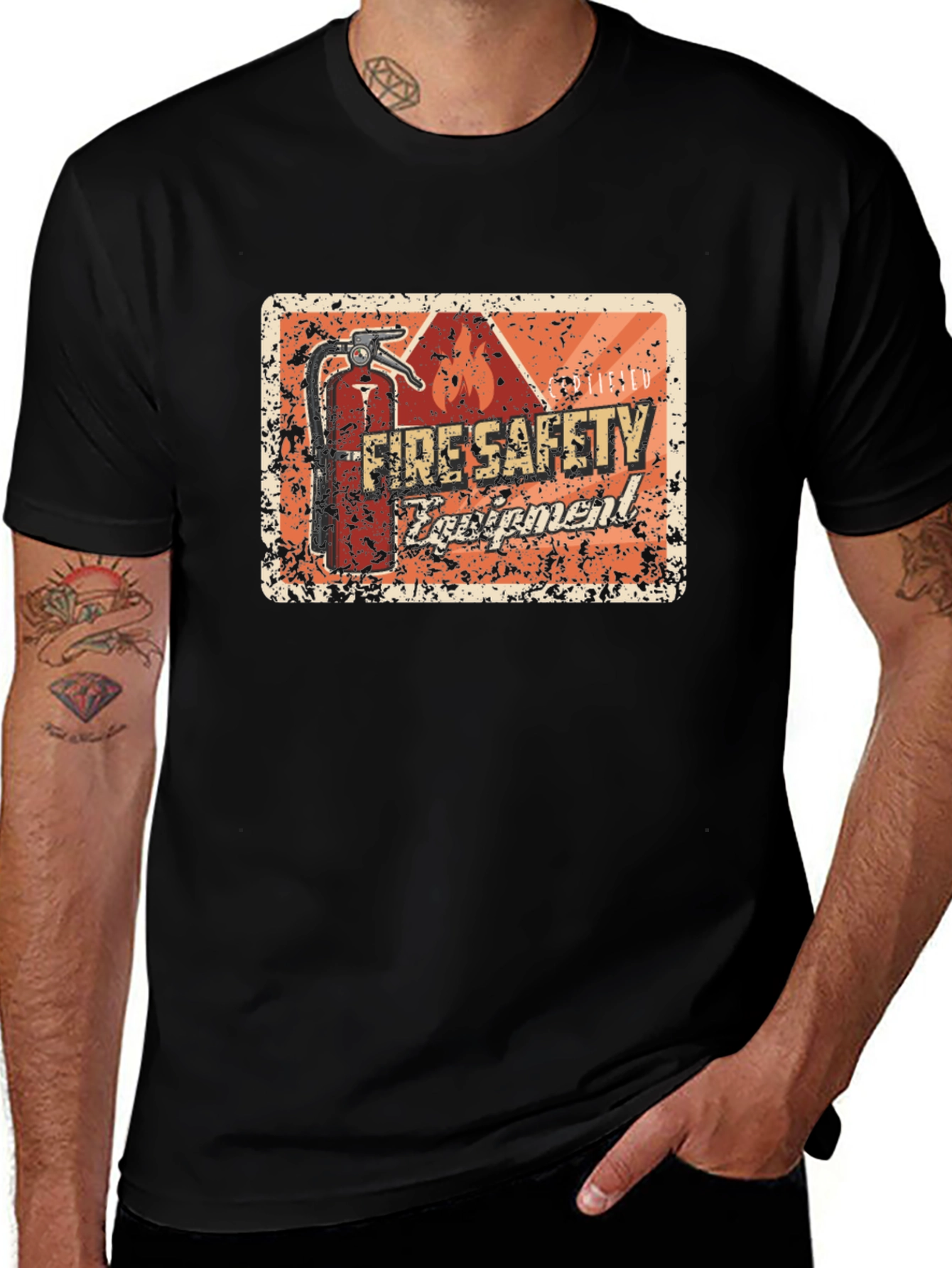 Fire Safety Equipment Graphic Tee