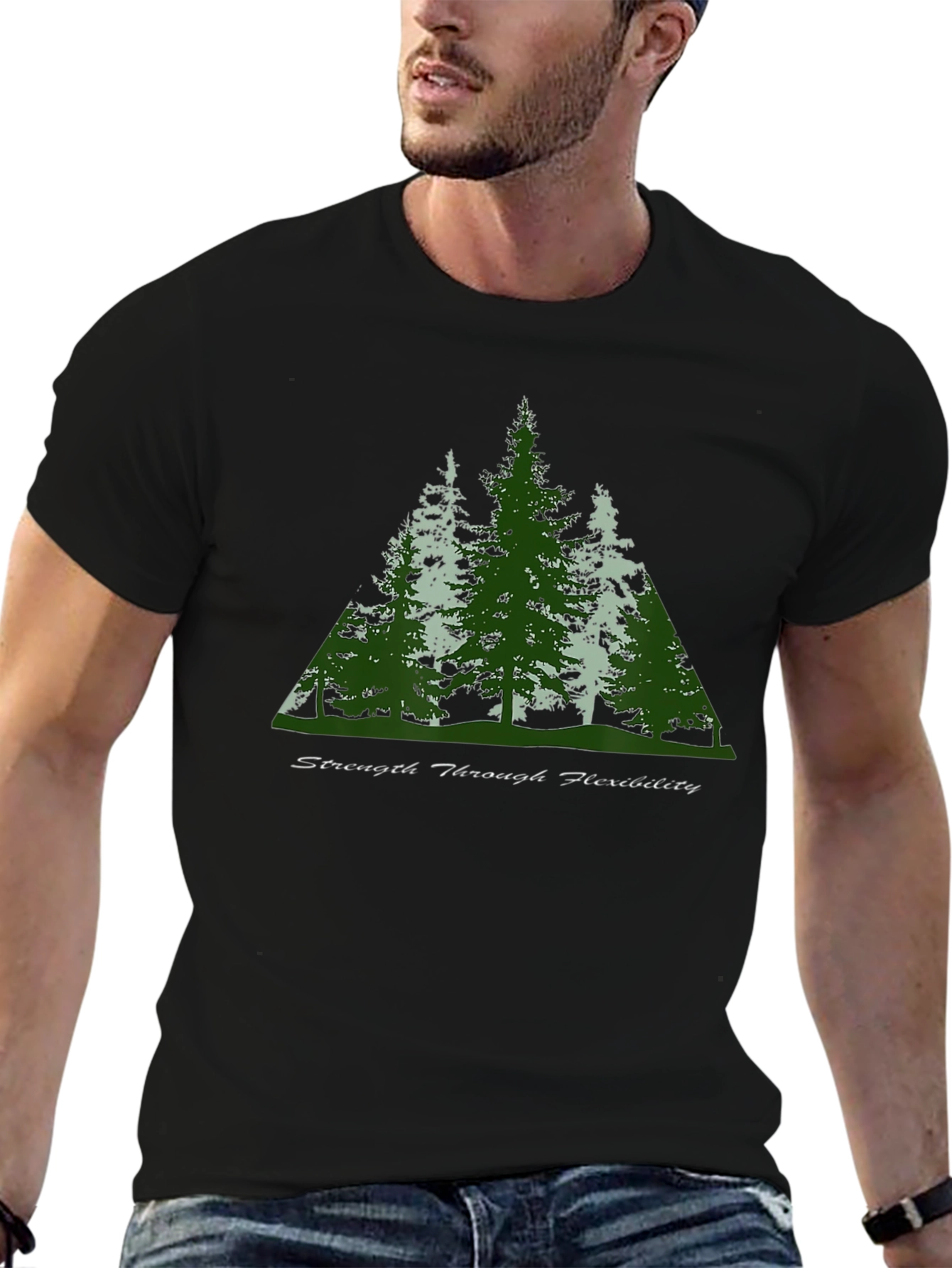 Strength Flexibility T-Shirt - Nature Inspired Design