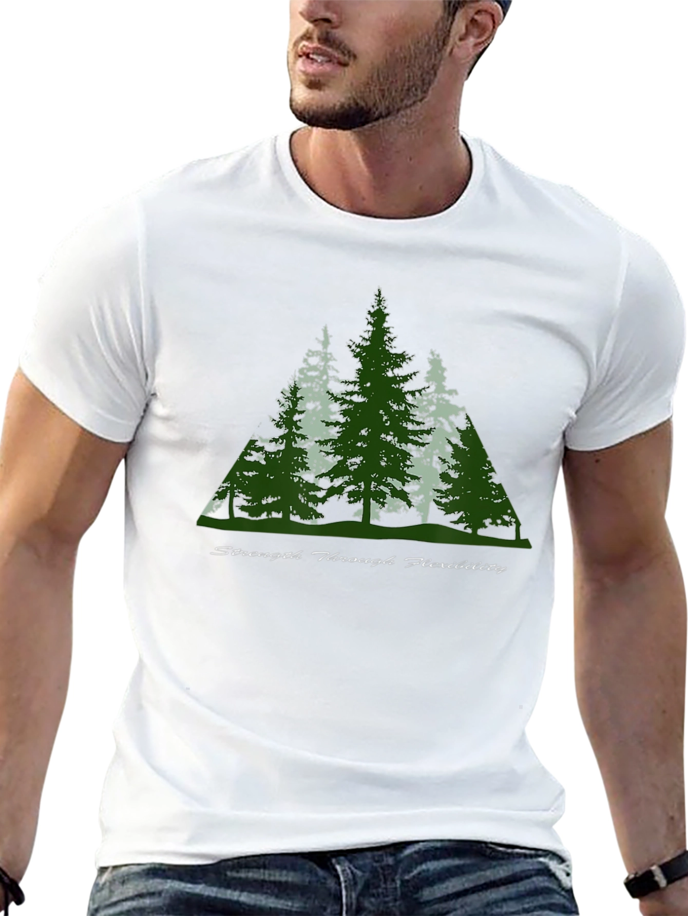 Strength Flexibility T-Shirt - Nature Inspired Design