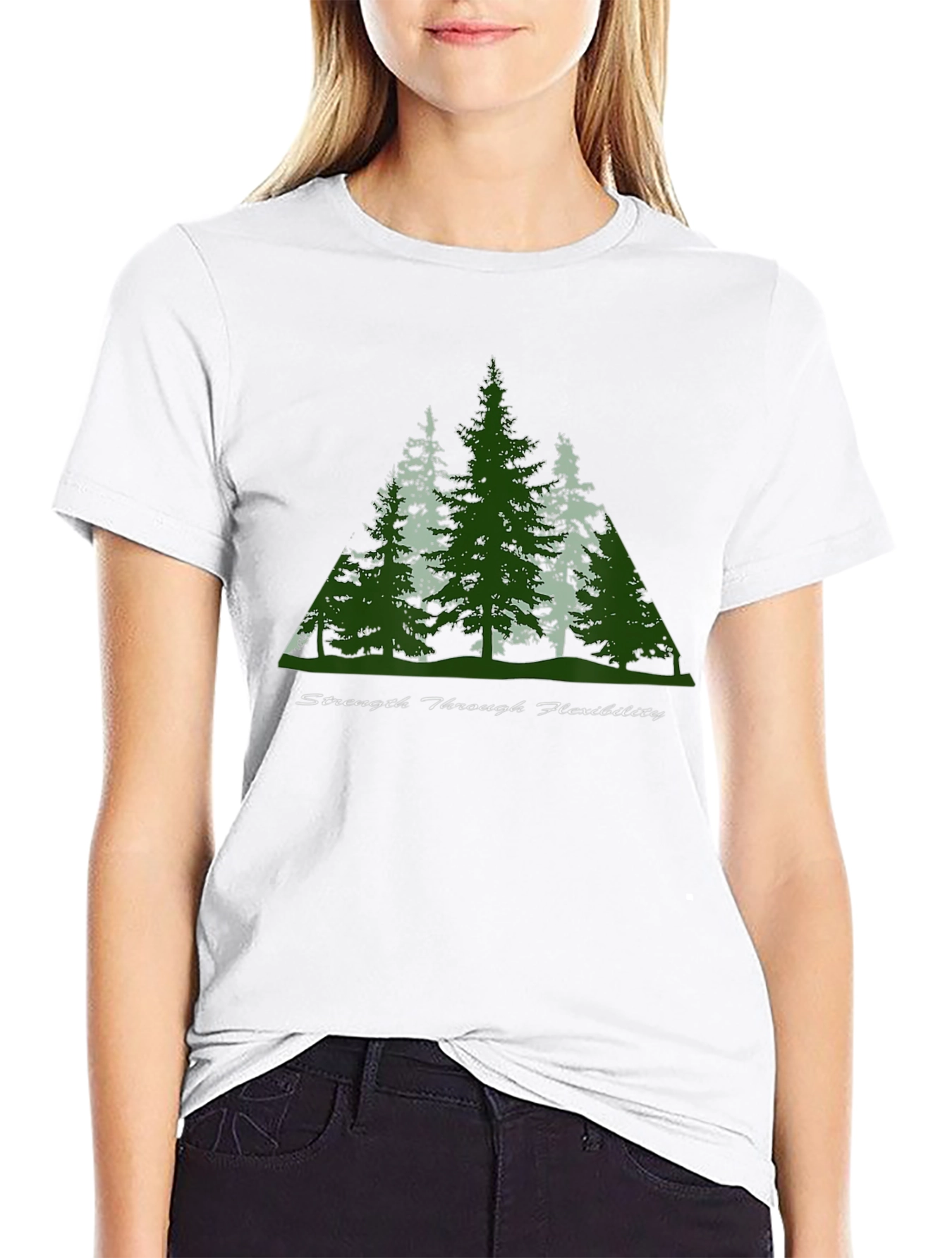Strength Flexibility T-Shirt - Nature Inspired Design