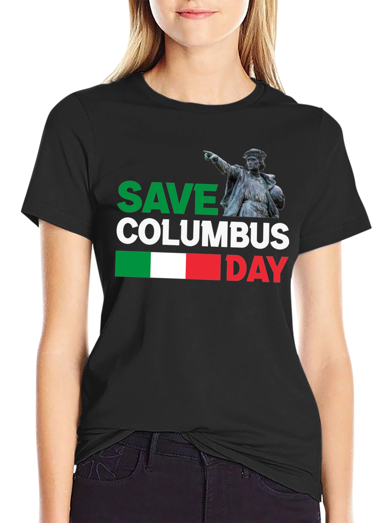 Save Columbus Day T-Shirt - Italian Pride