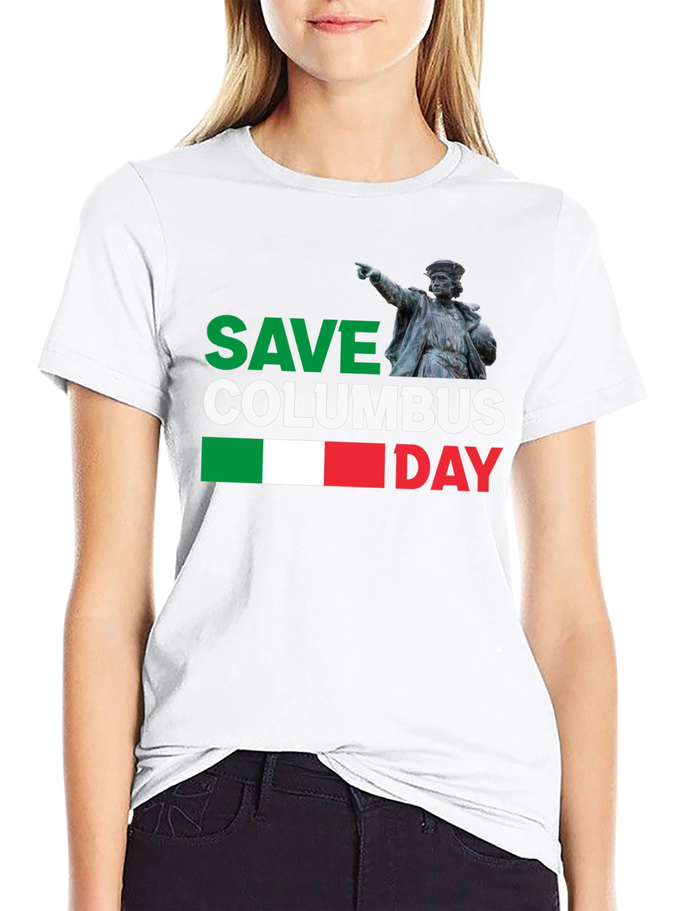 Save Columbus Day T-Shirt - Italian Pride