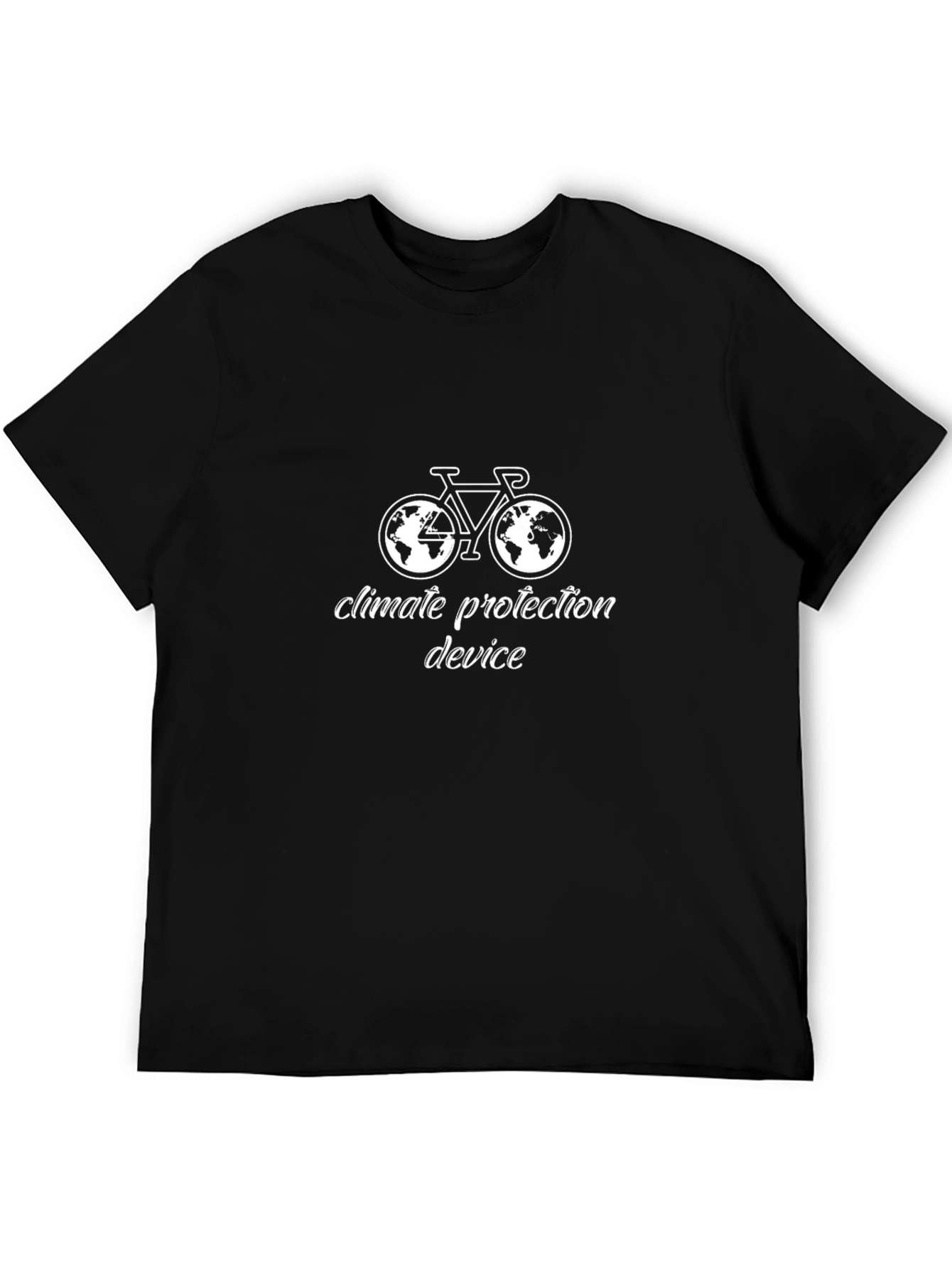 Climate Protection Device T-Shirt - Eco Friendly Bike Design