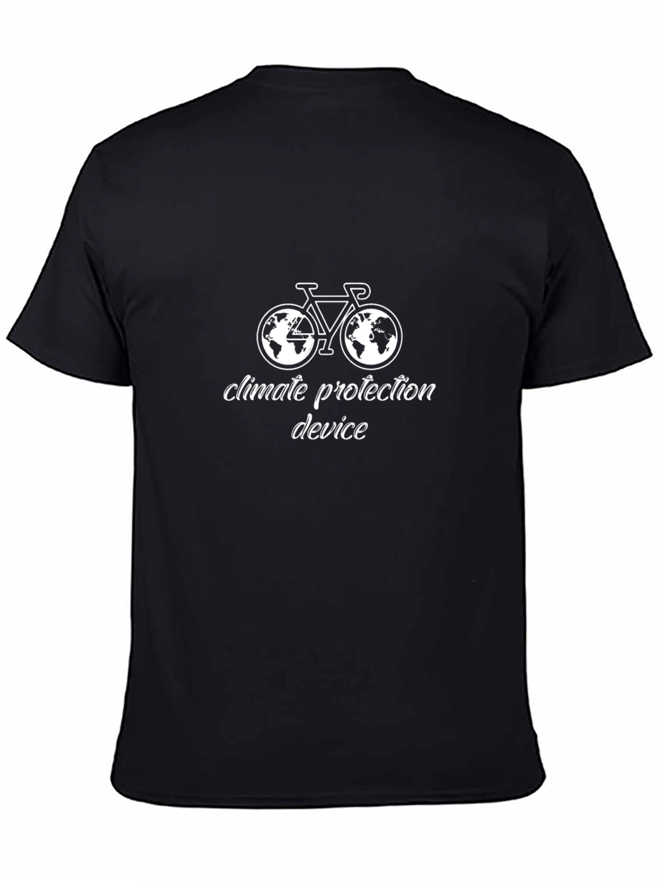 Climate Protection Device T-Shirt - Eco Friendly Bike Design