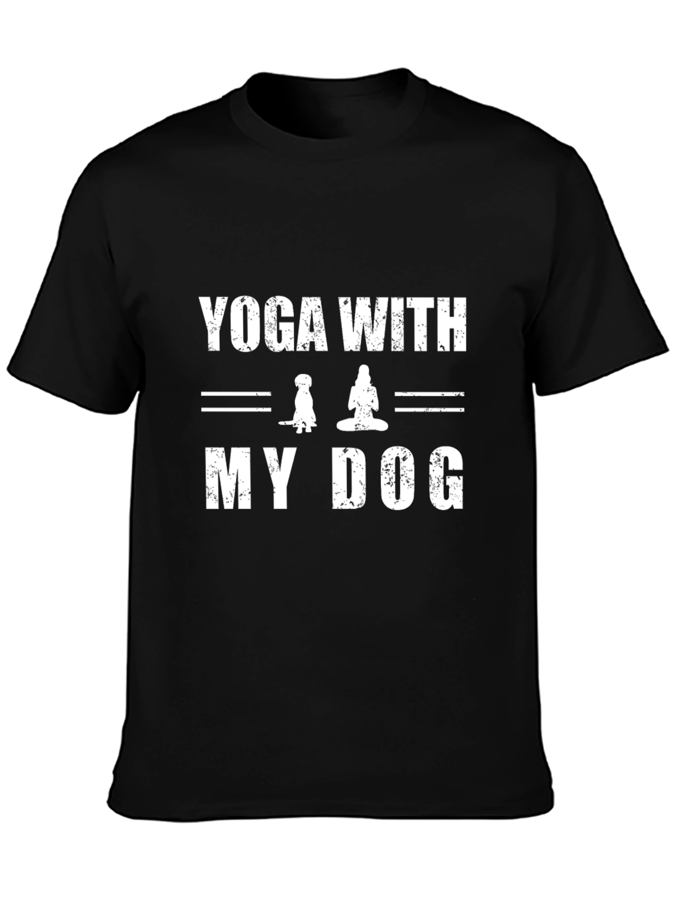 Yoga with My Dog Graphic Tee