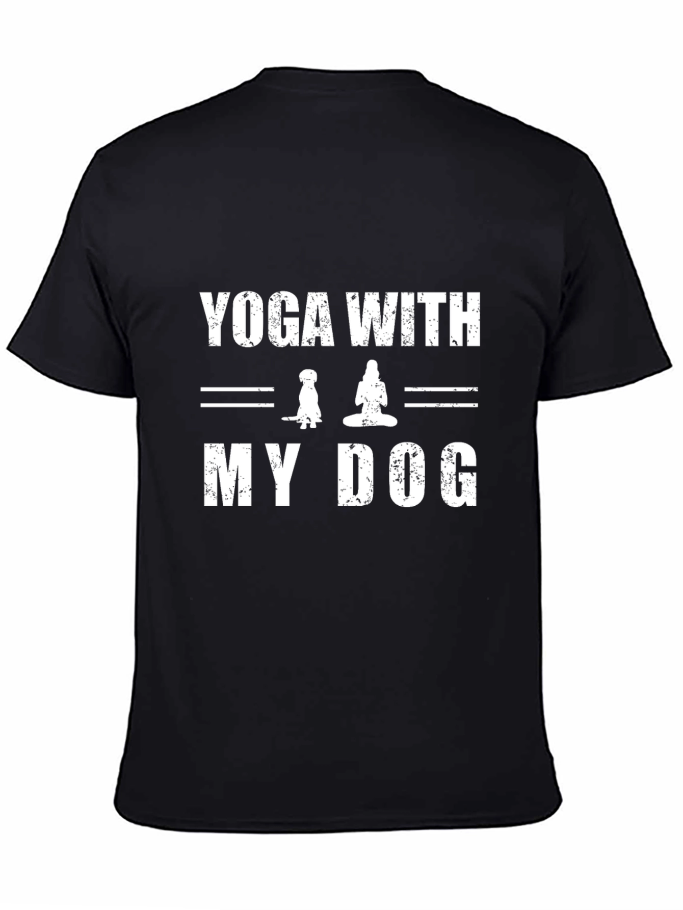 Yoga with My Dog Graphic Tee