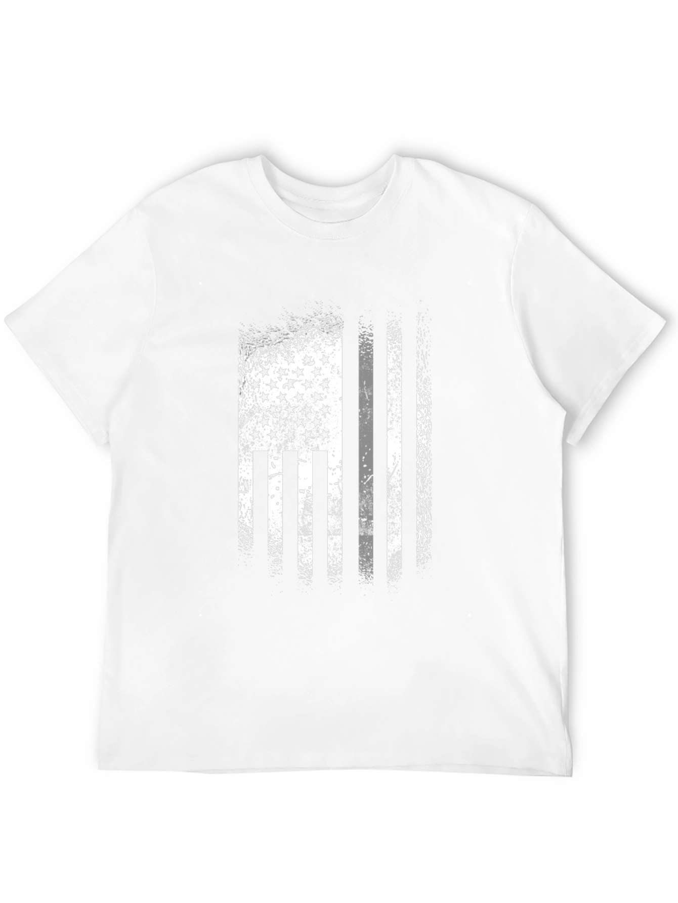 American Flag Distressed Graphic T-Shirt