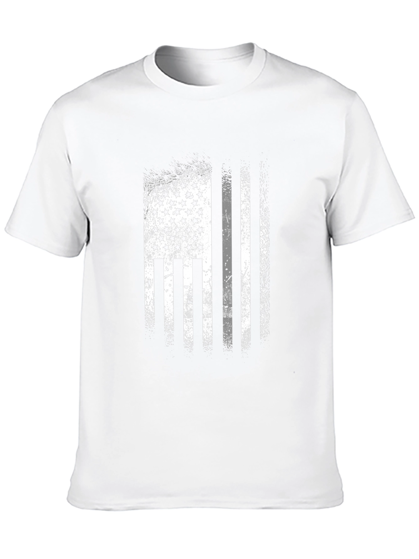 American Flag Distressed Graphic T-Shirt