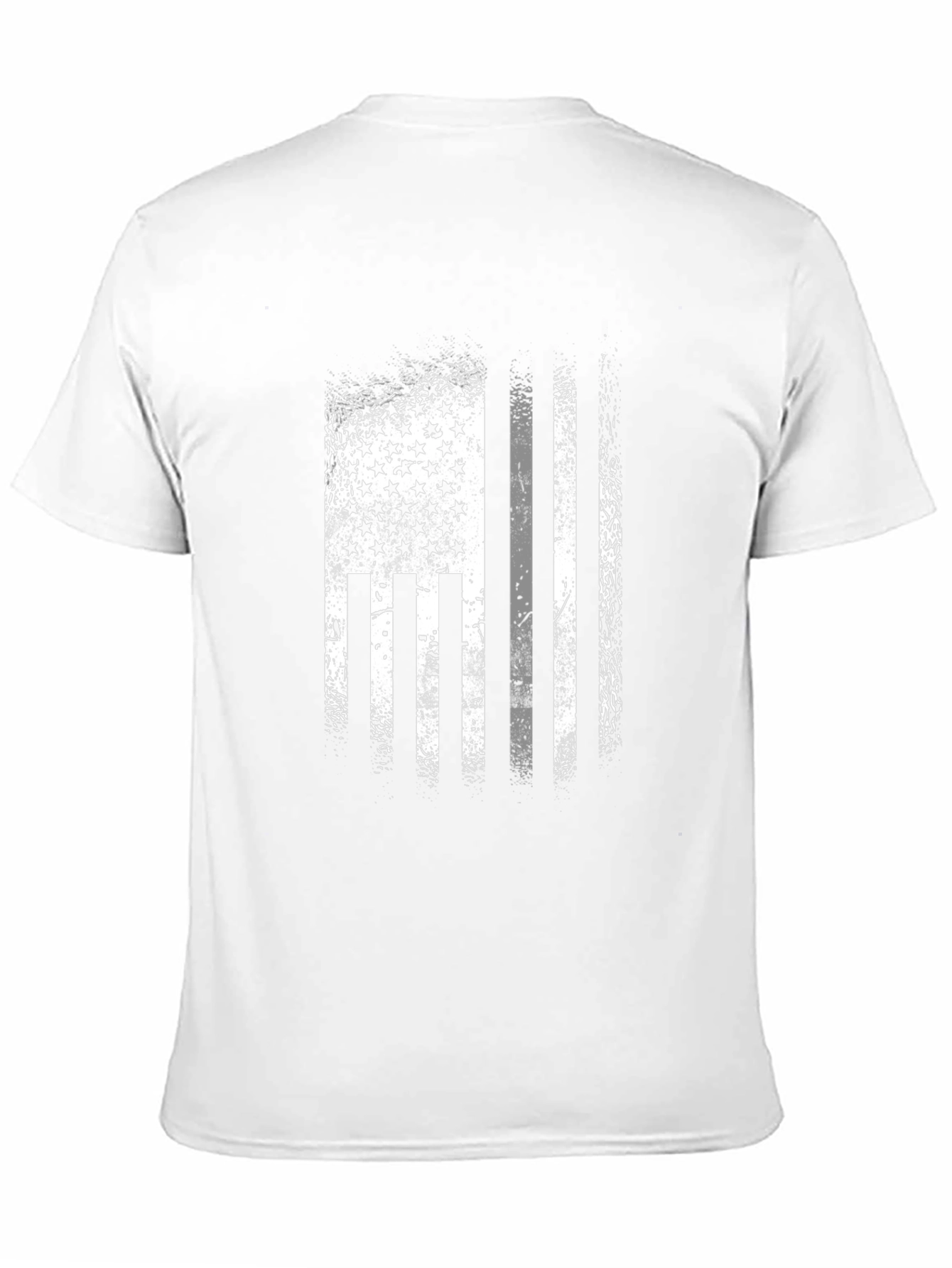 American Flag Distressed Graphic T-Shirt