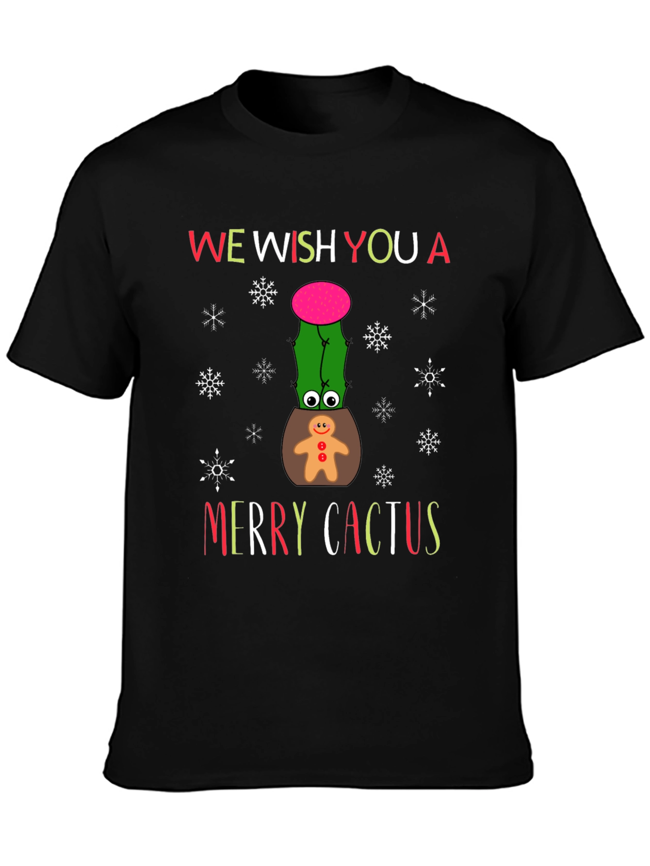 Merry Cactus Christmas T-Shirt