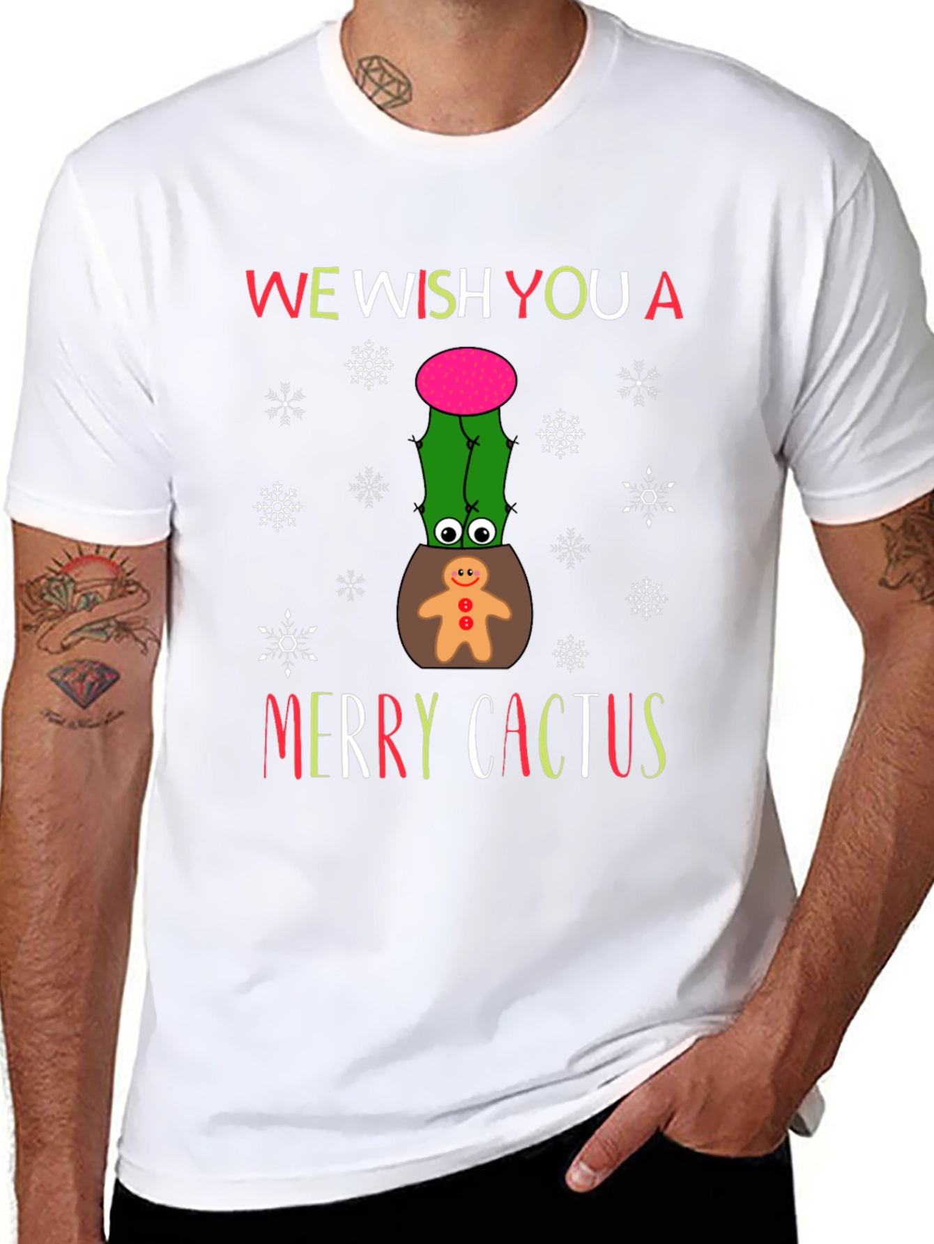 Merry Cactus Christmas T-Shirt