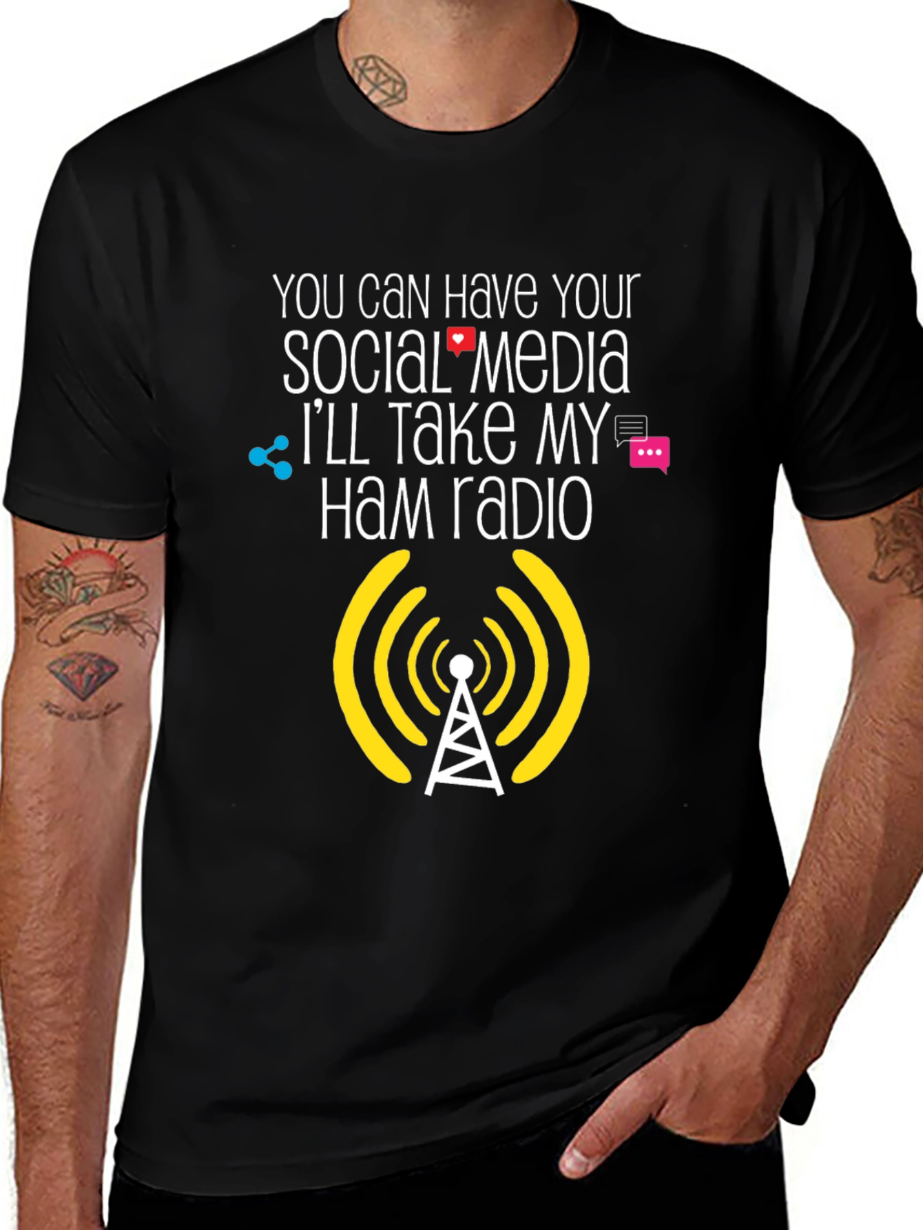 Ham Radio T-Shirt - Social Media Alternative