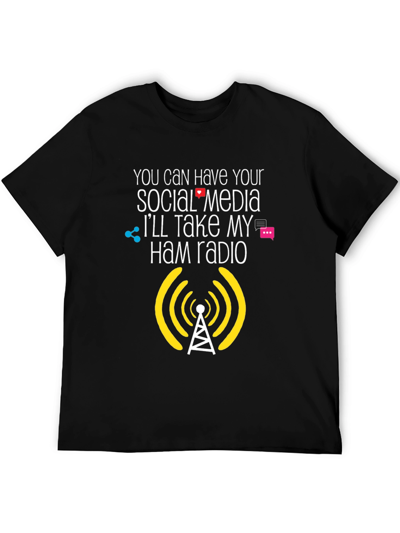 Ham Radio T-Shirt - Social Media Alternative