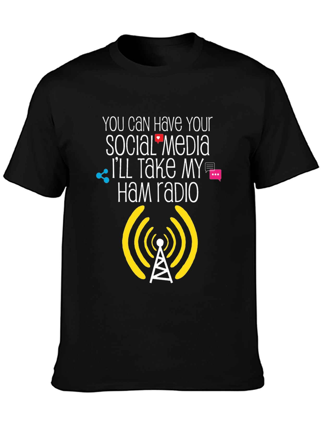 Ham Radio T-Shirt - Social Media Alternative