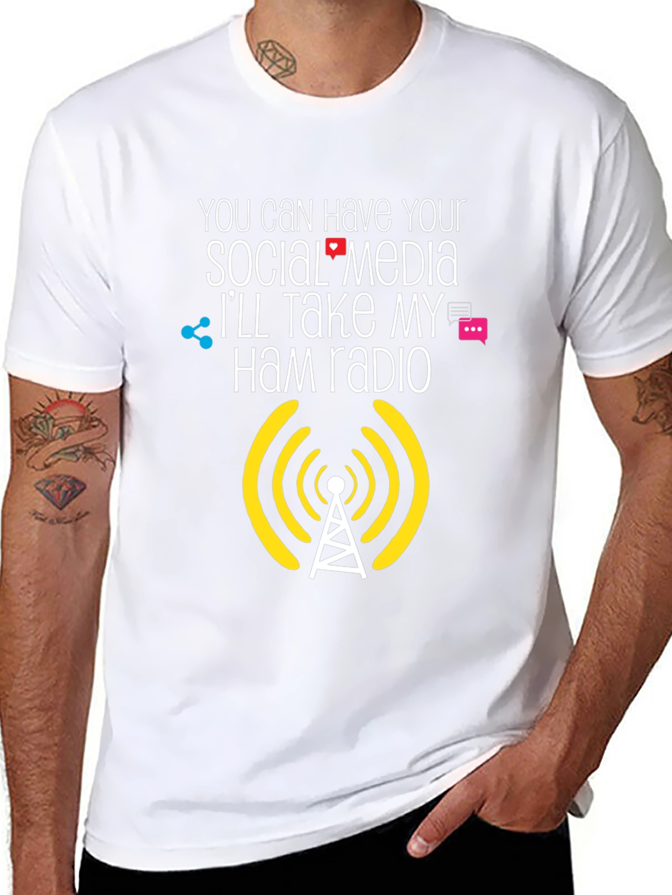 Ham Radio T-Shirt - Social Media Alternative