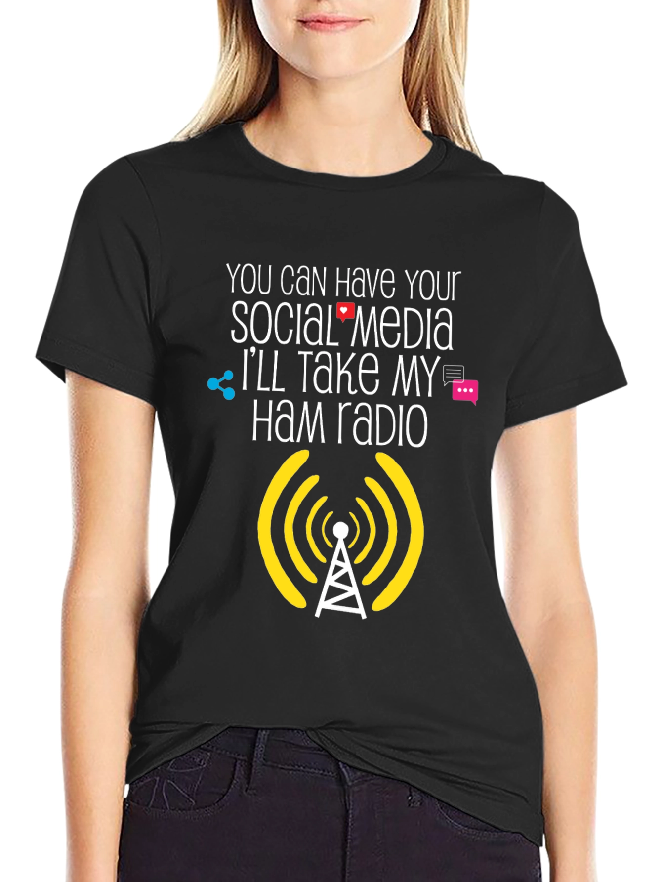 Ham Radio T-Shirt - Social Media Alternative
