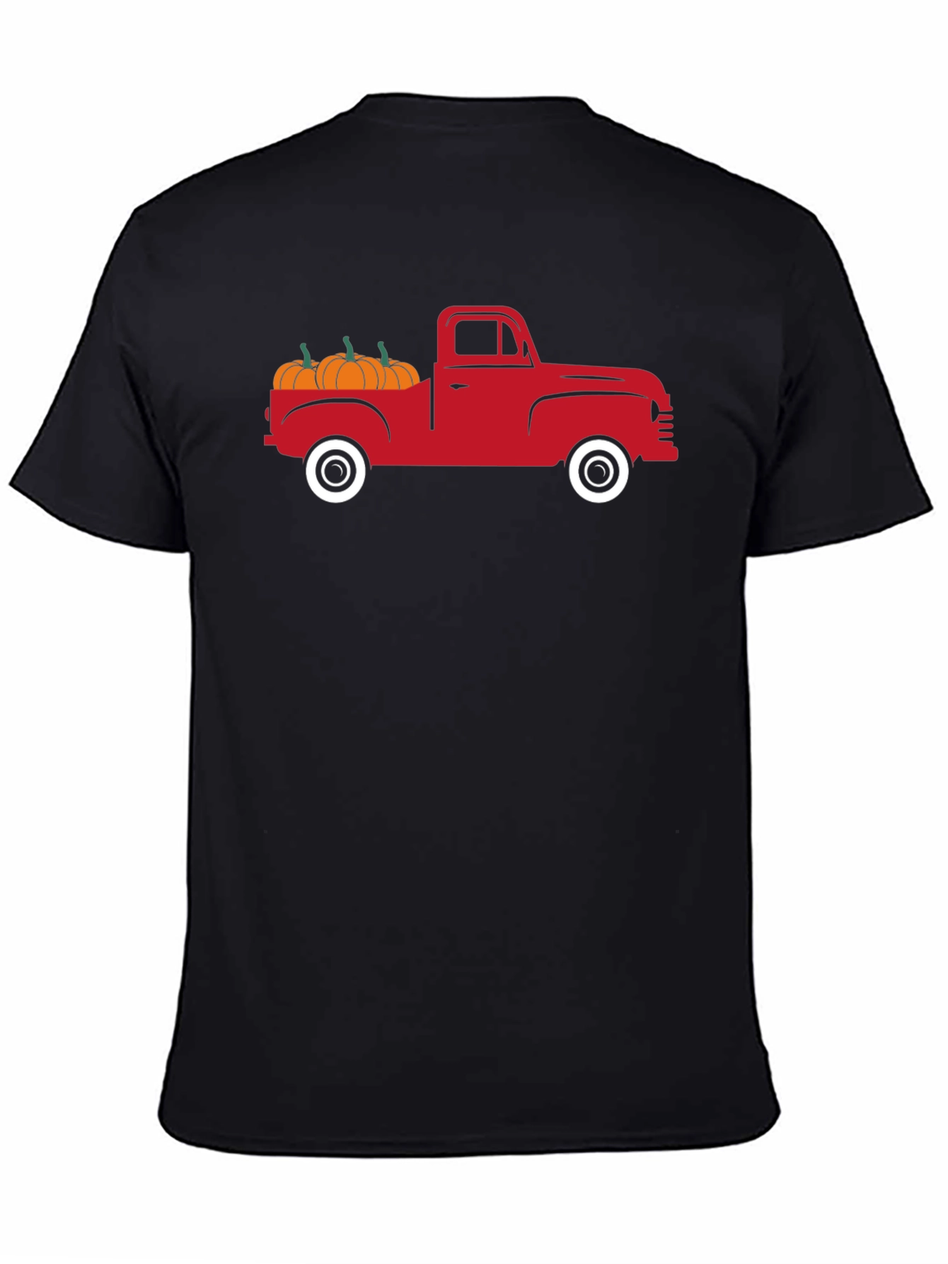 Retro Red Truck Pumpkin Patch T-Shirt