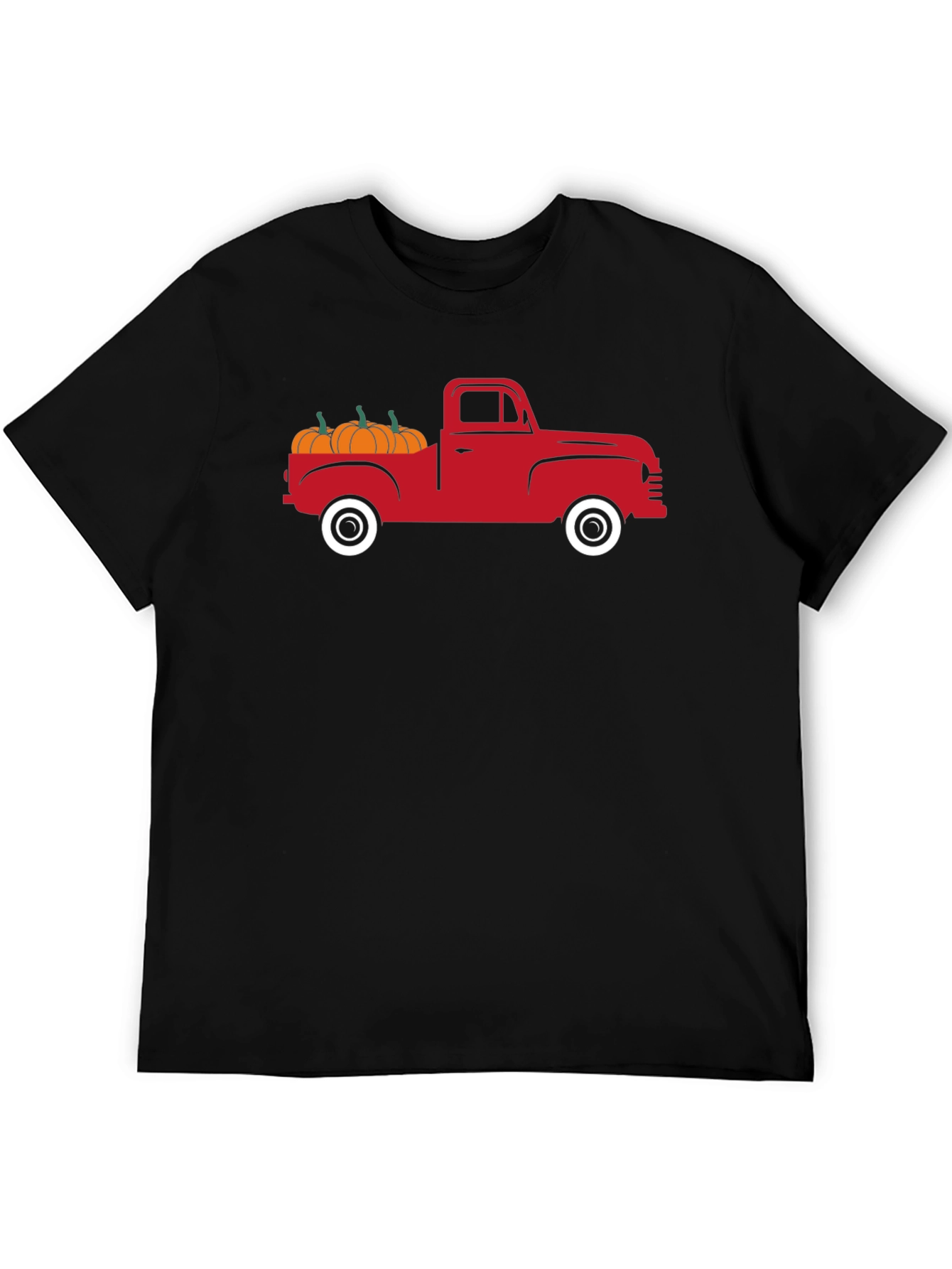 Retro Red Truck Pumpkin Patch T-Shirt