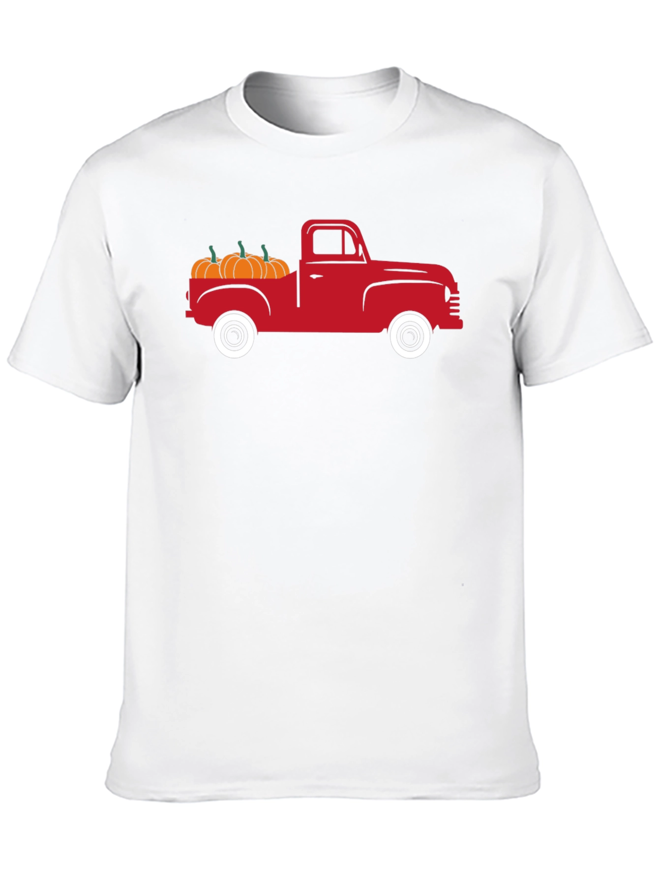Retro Red Truck Pumpkin Patch T-Shirt
