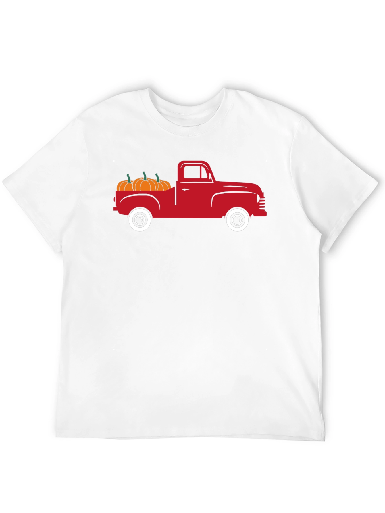 Retro Red Truck Pumpkin Patch T-Shirt