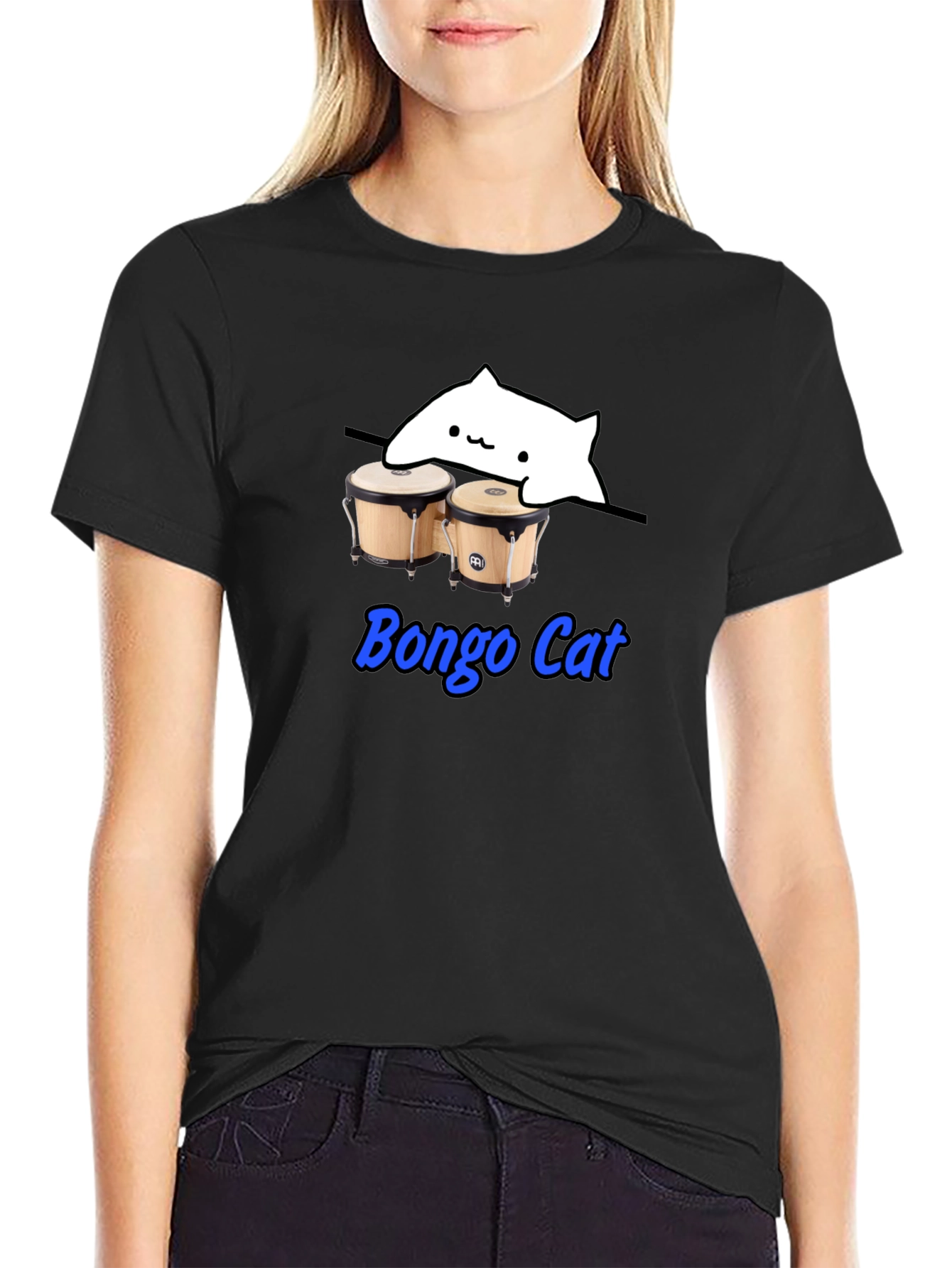 Bongo Cat T-Shirt - Hilarious Music Meme Tee
