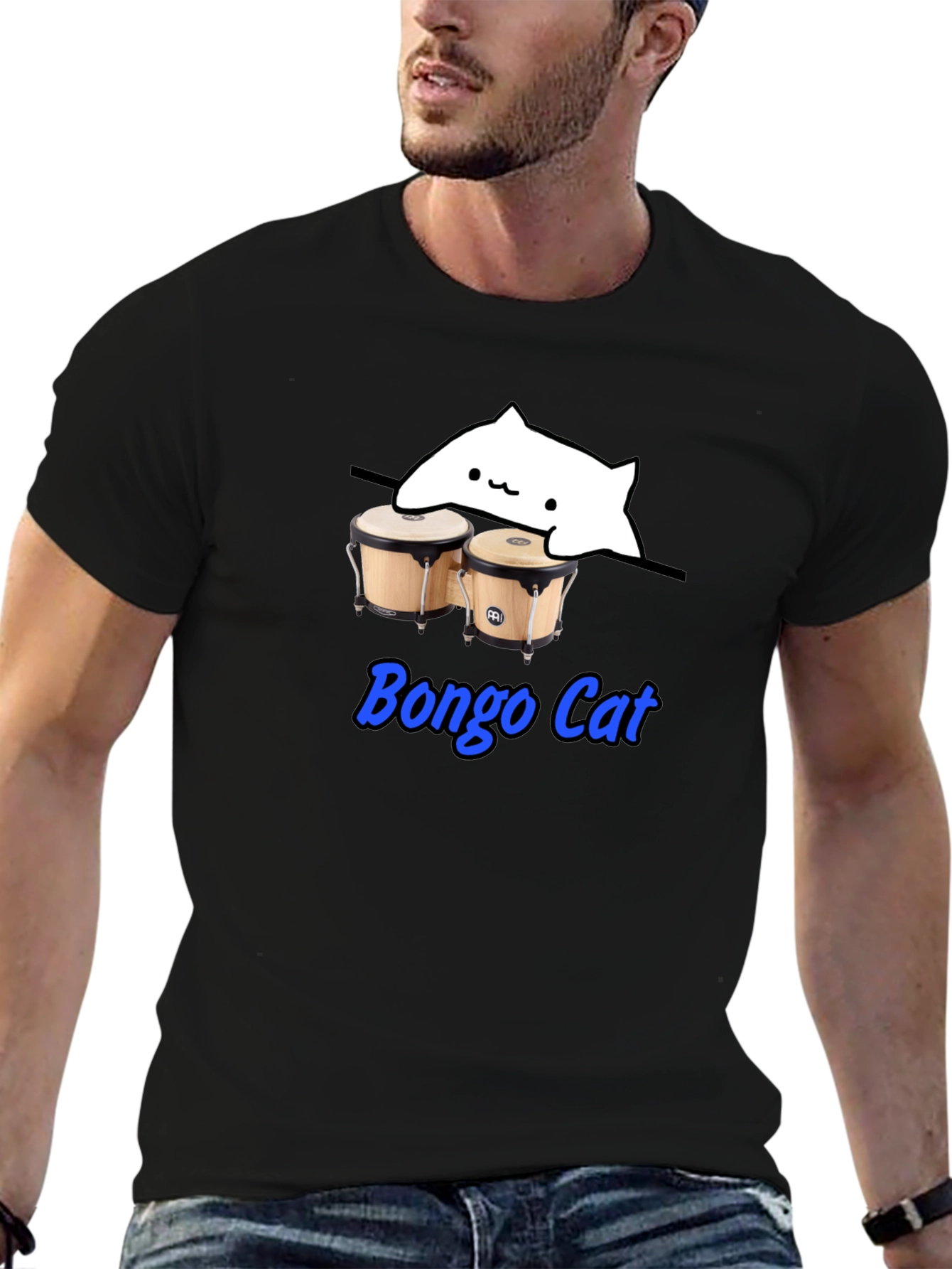 Bongo Cat T-Shirt - Hilarious Music Meme Tee